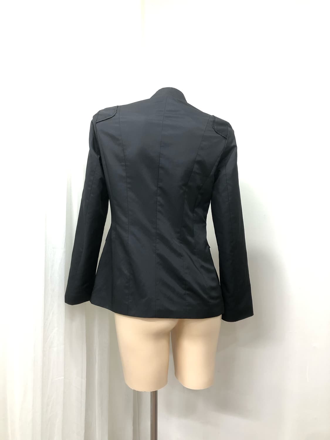 black gold button asymmetric jacket  상품이미지3