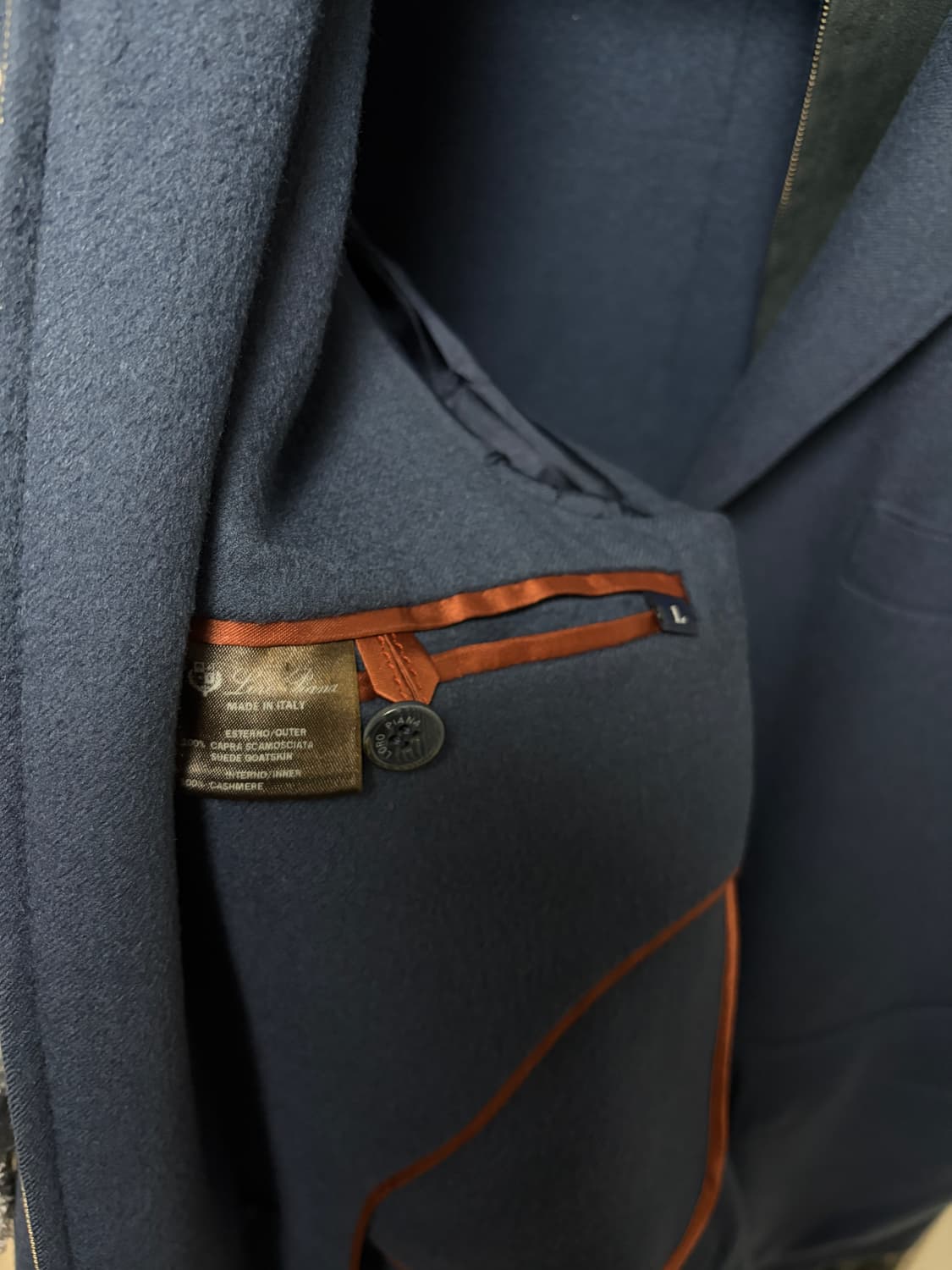 로로피아나 로드스터 풀캐시미어 남성 자켓 상품이미지5