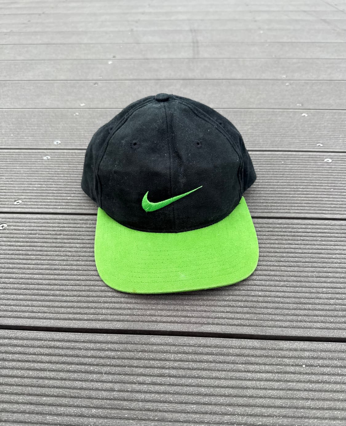 90s 빈티지 나이키 투톤 스우시 캡 MADE IN USA 상품이미지2