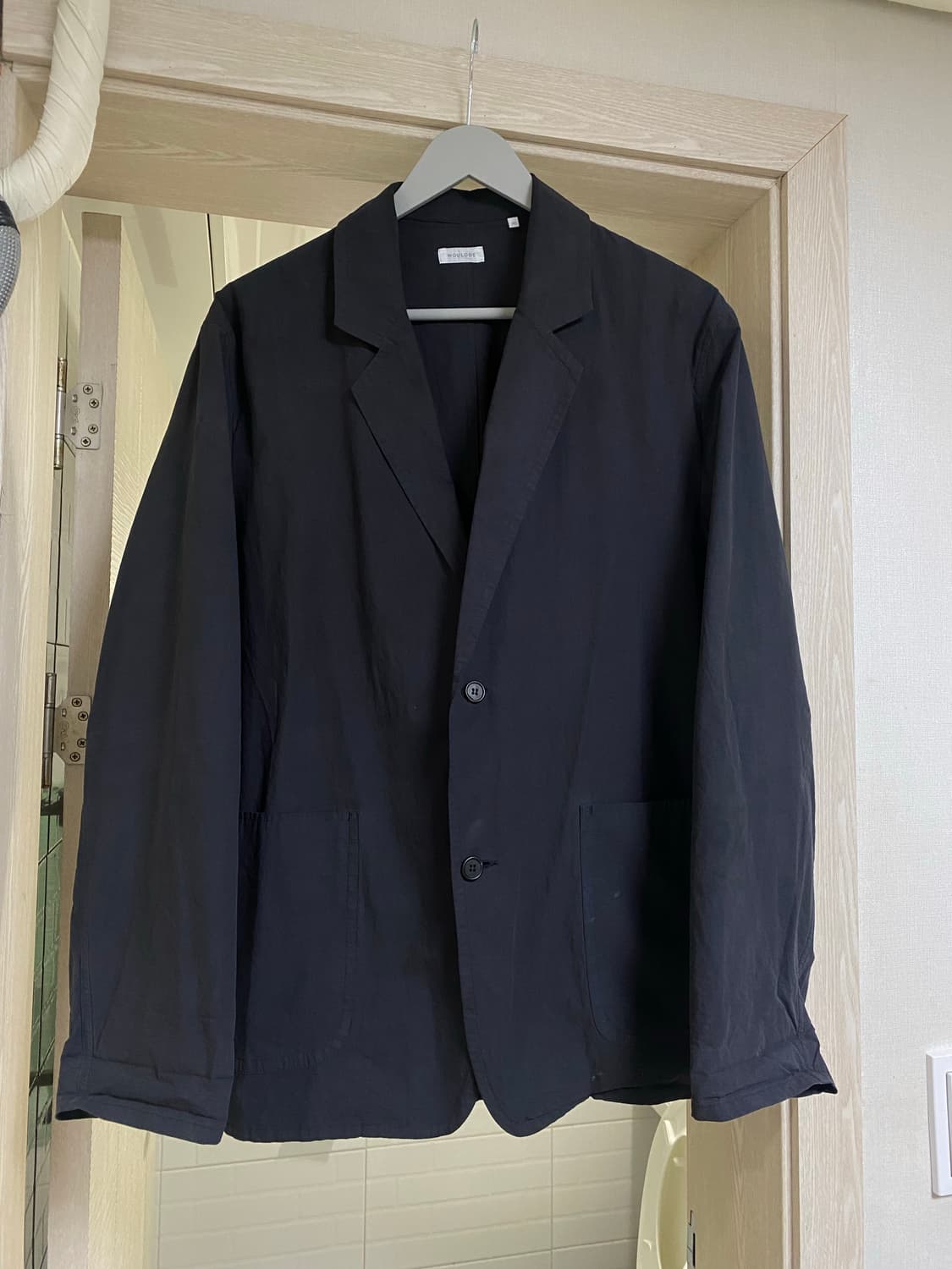 우드비 빈티지 코튼 자켓 다크네이비 1사이즈 상품이미지3