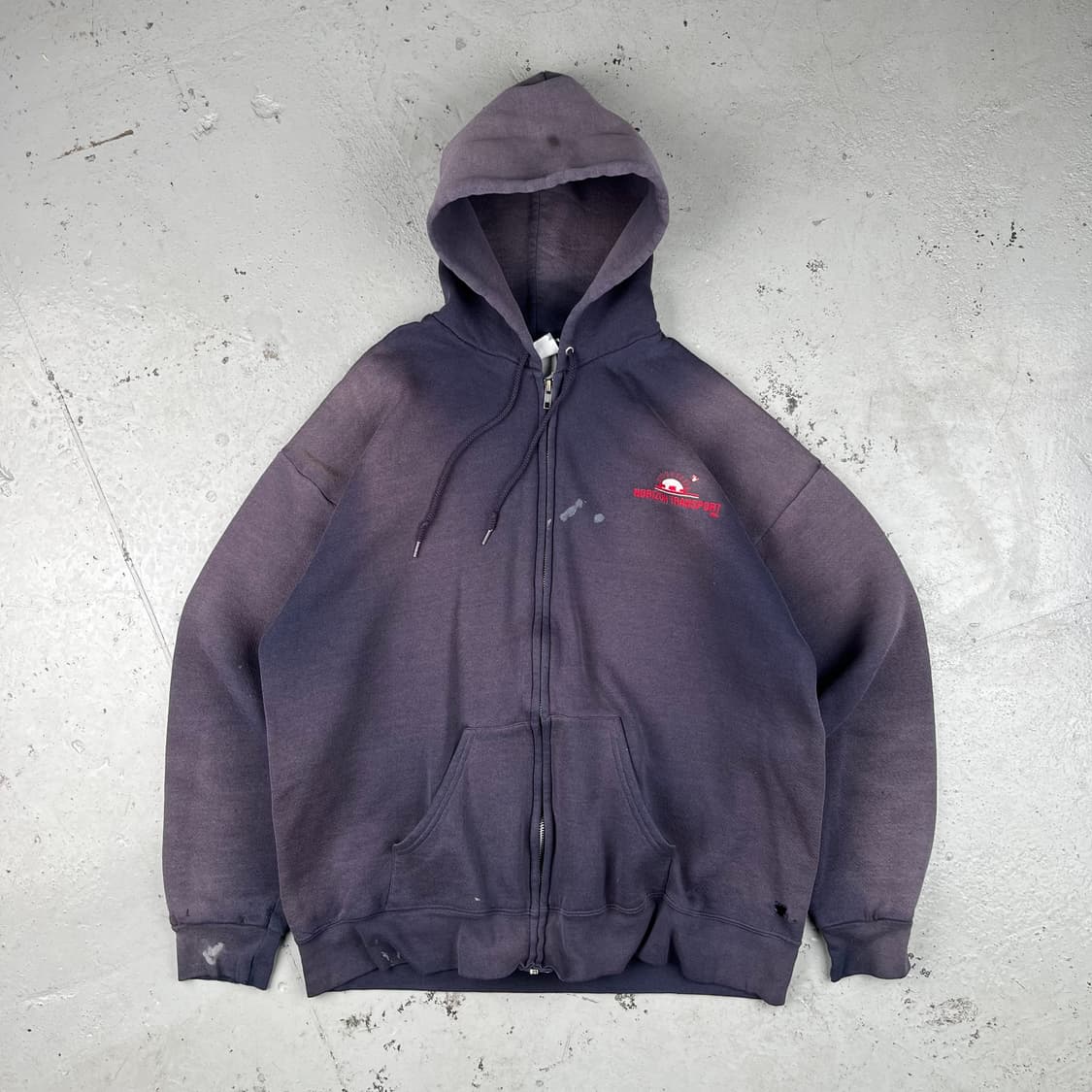 빈티지 Lee Thrashed 후드집업 상품이미지1