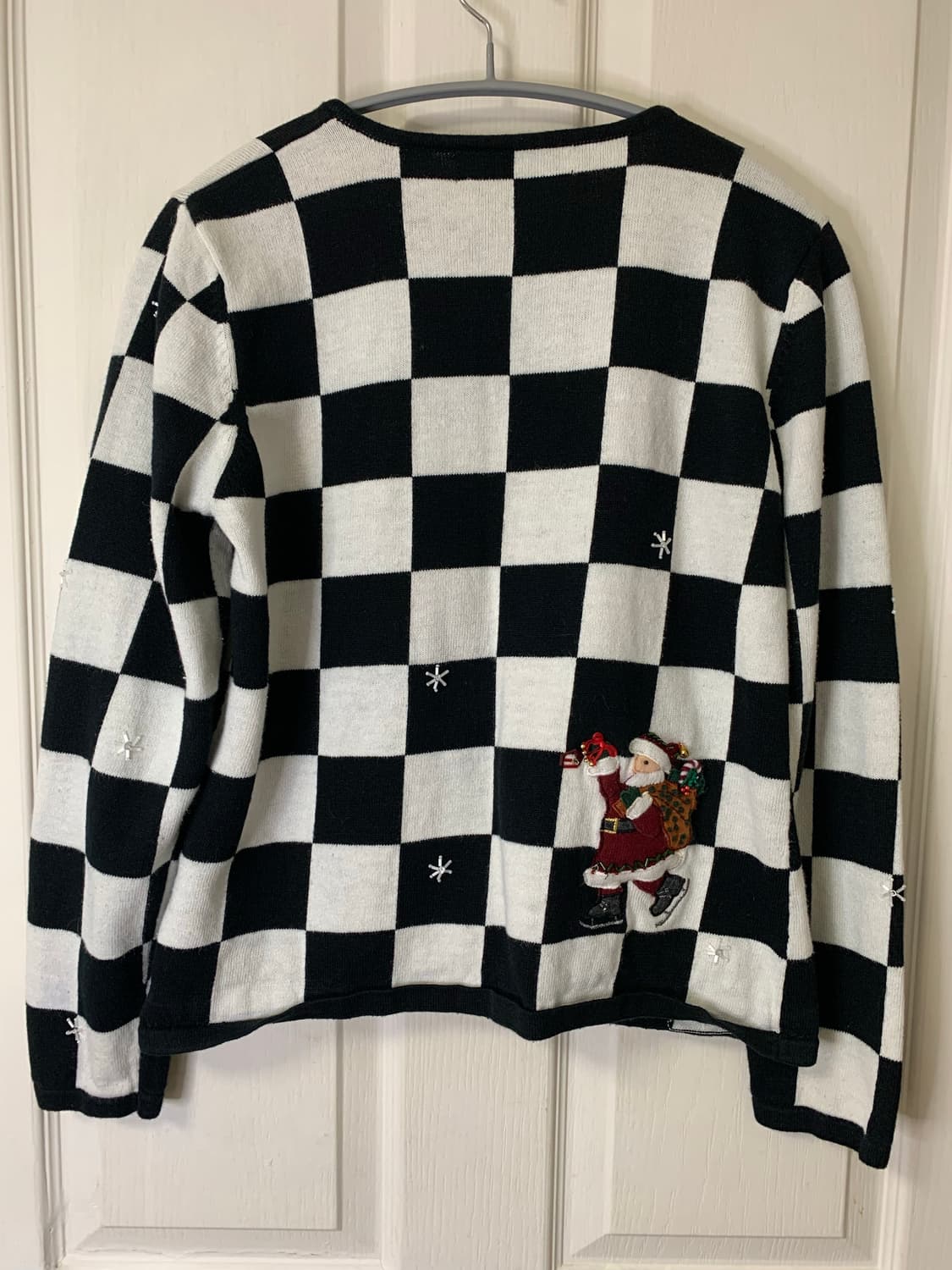 마리사 크리스티나 격자 무늬 가디건 상품이미지3