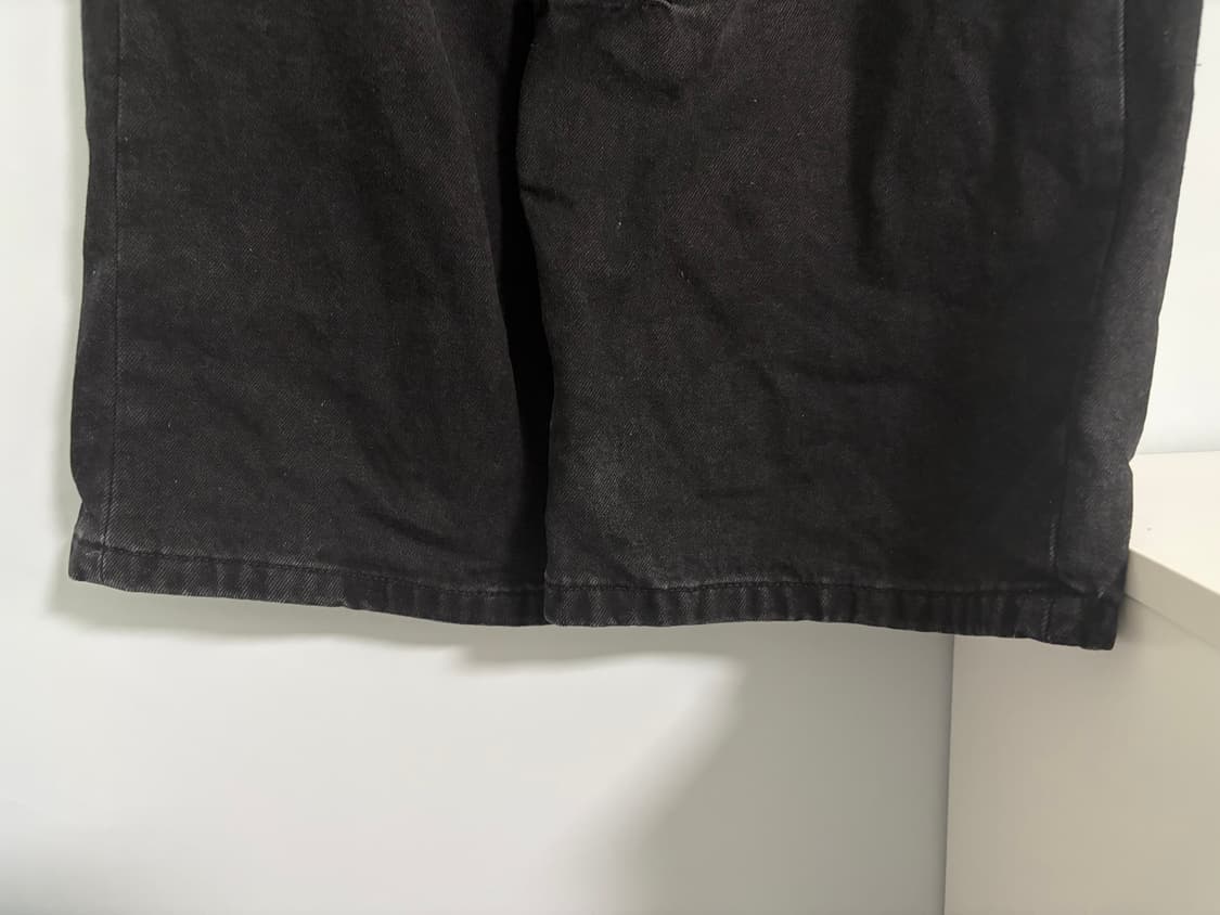 밀로우먼 빈티지 와이드 데님 팬츠 블랙 s 상품이미지3