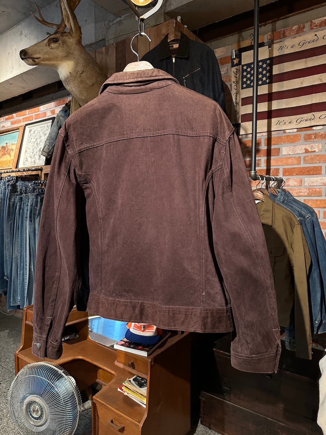 70s USA LEE Moleskin Western Jacket 상품이미지6