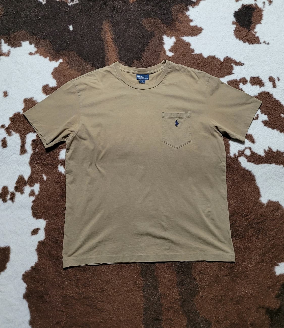 폴로 랄프로렌 남성용 올리브그린 반팔티(XL) 상품이미지1