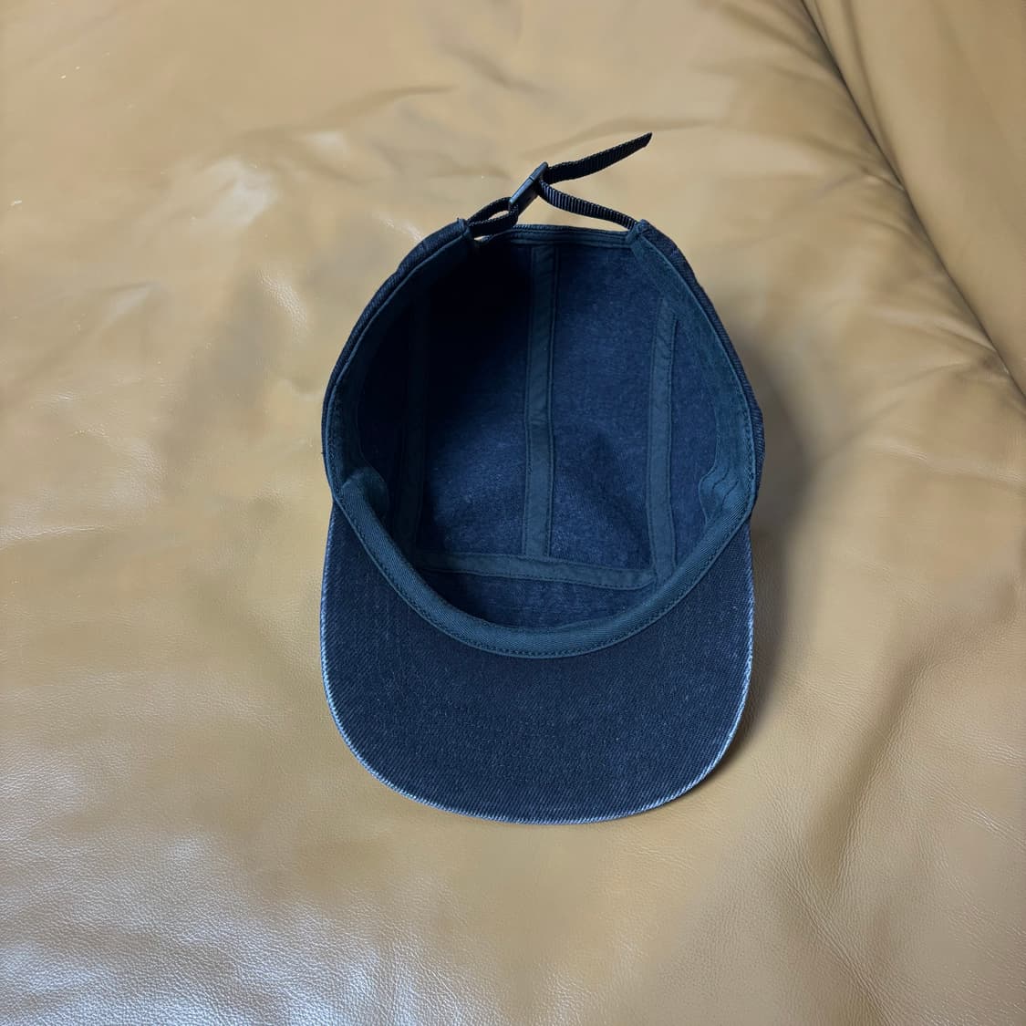 Supreme 슈프림 워시드 데님 블랙 캠프캡 모자 Denim Black 상품이미지6