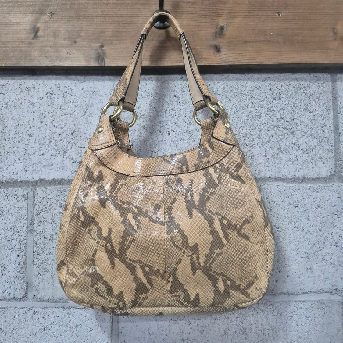 코치 파이톤 호보백 상품이미지8