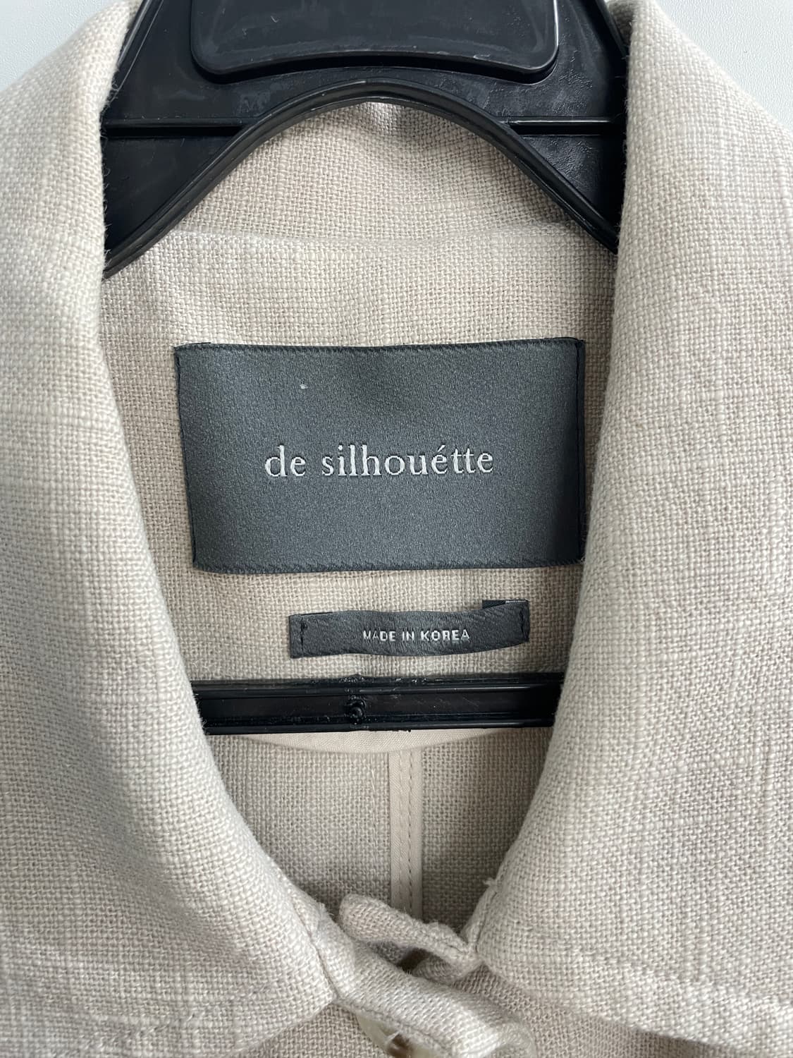 de silhouette 린넨 자켓 상품이미지9