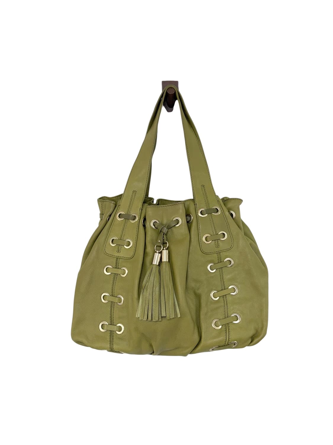 마이클코어스 레더 그린 숄더백 상품이미지1