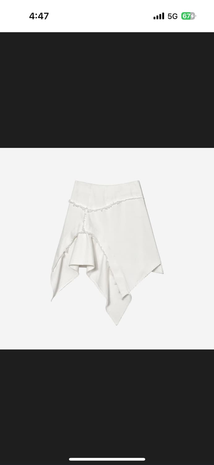 글로니 그런지 데님 스커트 bones grungy skirt 상품이미지1