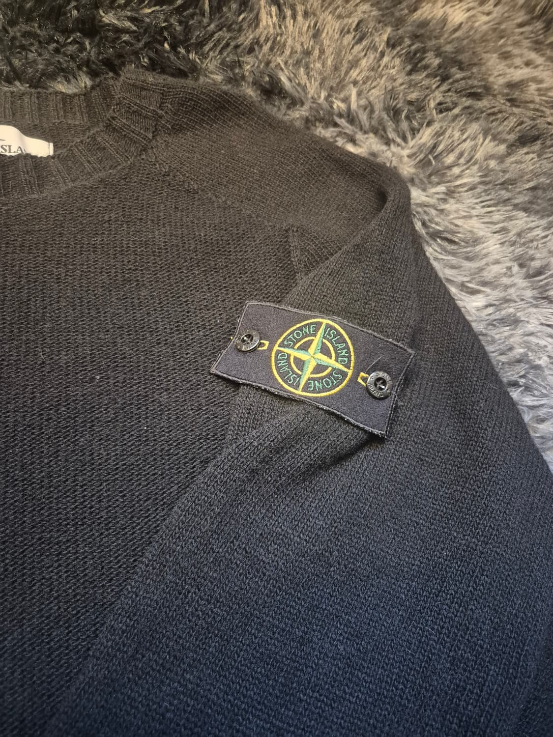 스톤아일랜드 블랙 니트 상품이미지2