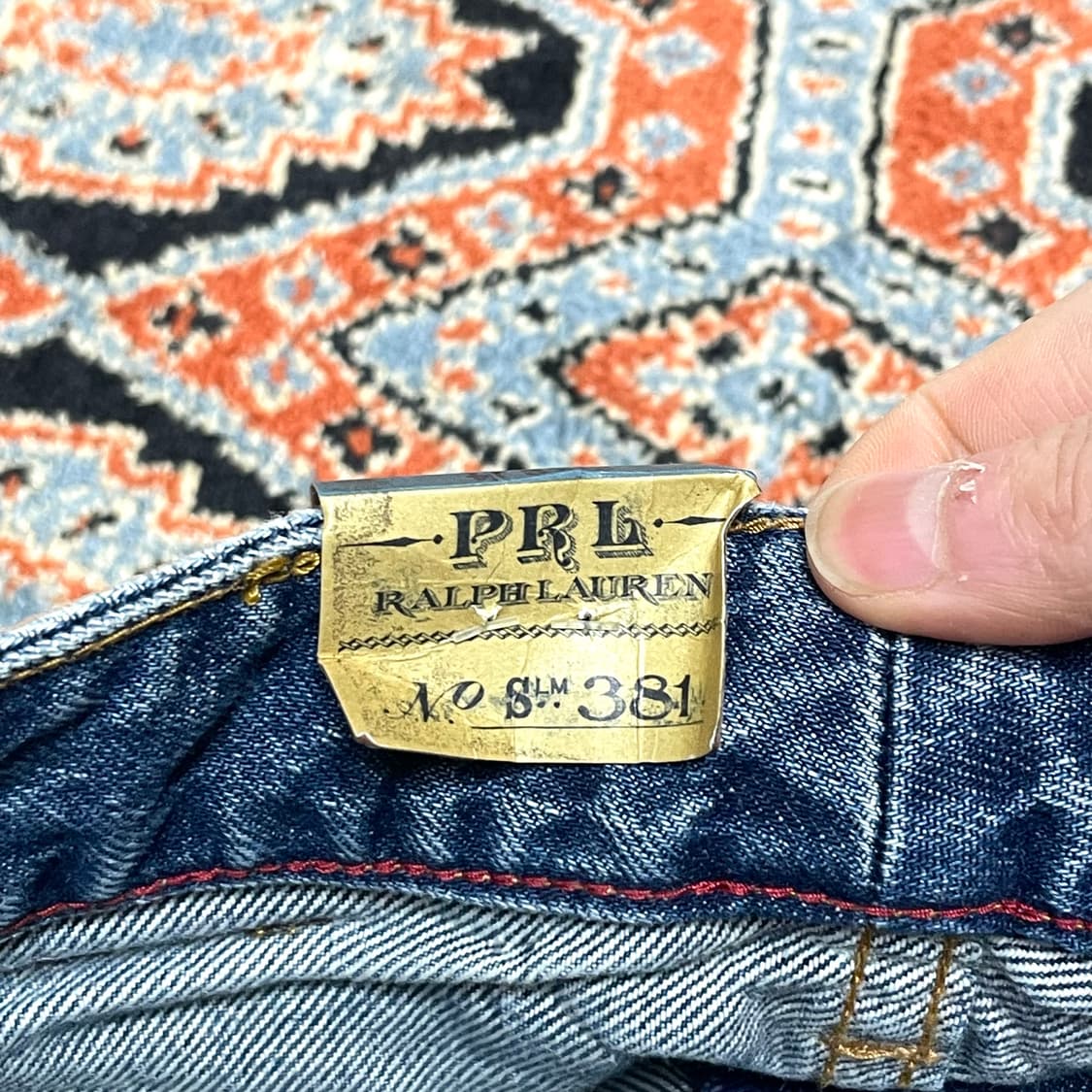 (택있는 새상품) 폴로랄프로렌 중청 데님팬츠 호칭14 여성24 상품이미지4