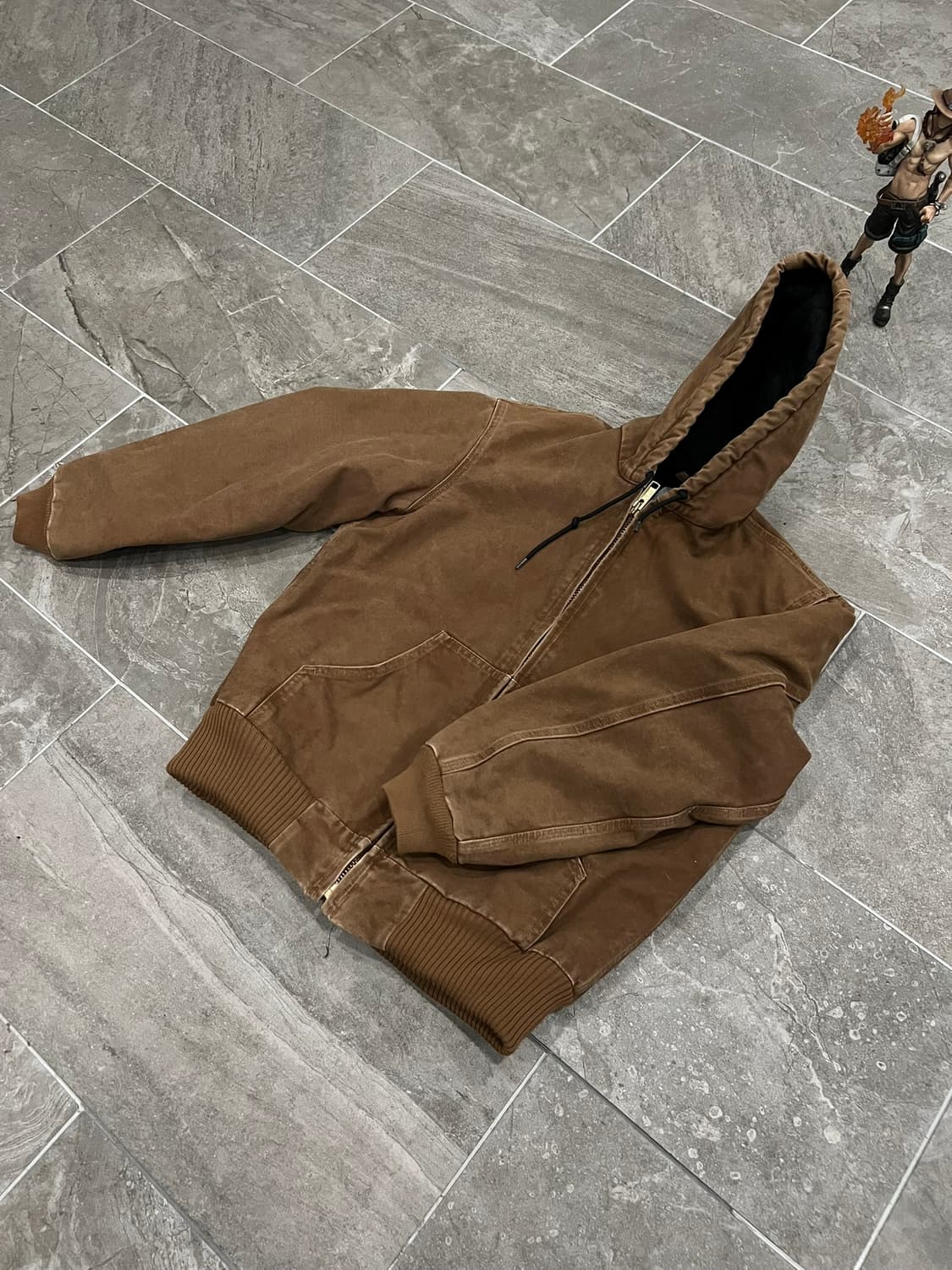 (S)칼하트 후드 덕 액티브 자켓 J160 BRN 칼하트브라운 상품이미지8