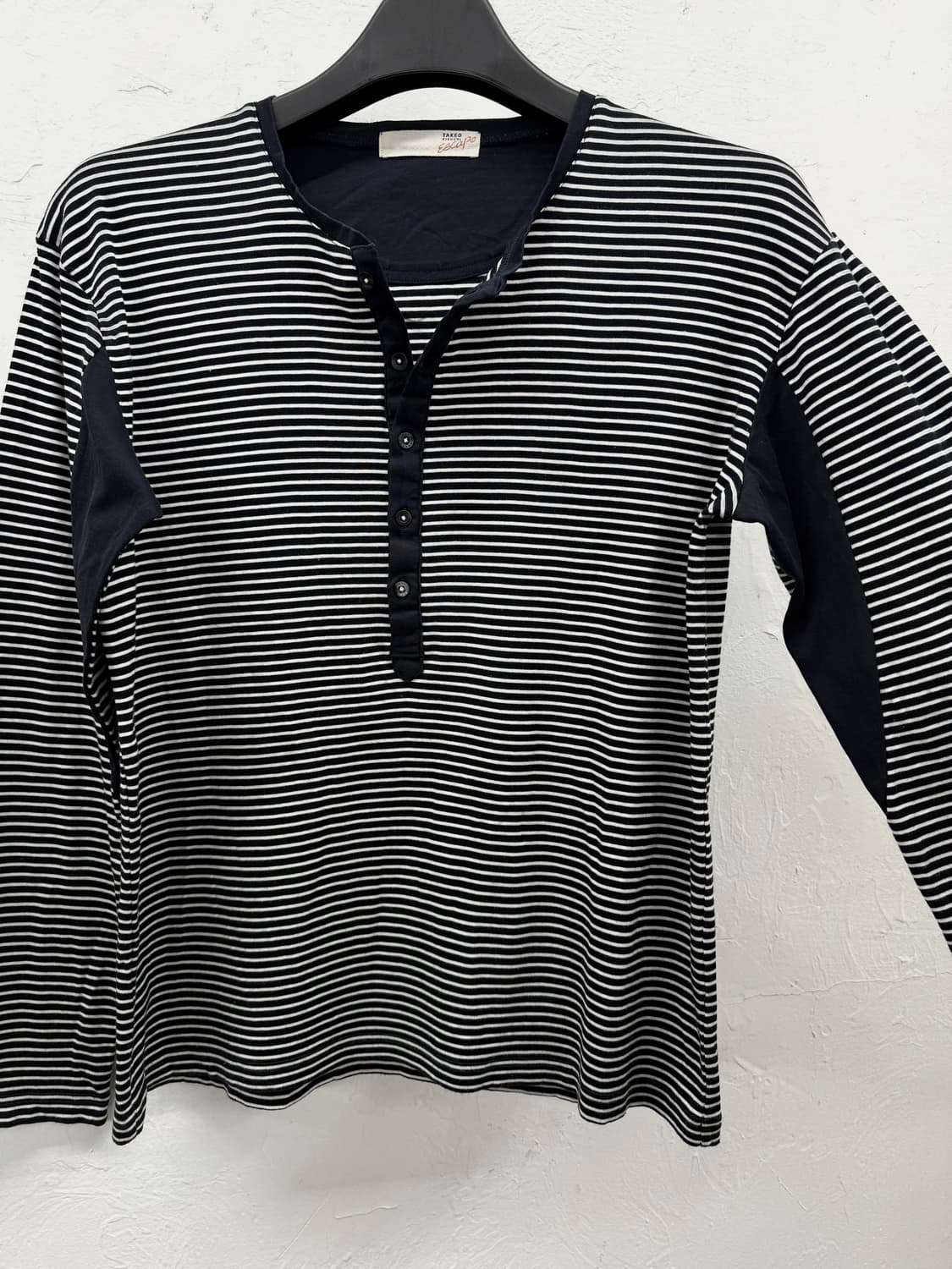 takeo kikuchi 스트라이프 헨리넥 롱슬리브 상품이미지3