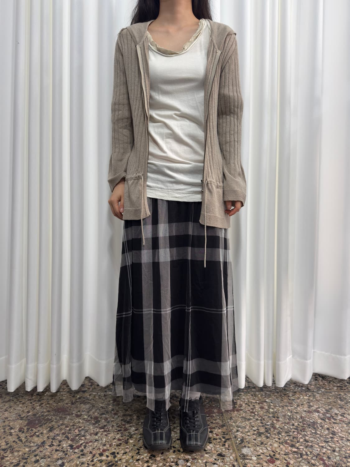 check sha skirt 상품이미지4