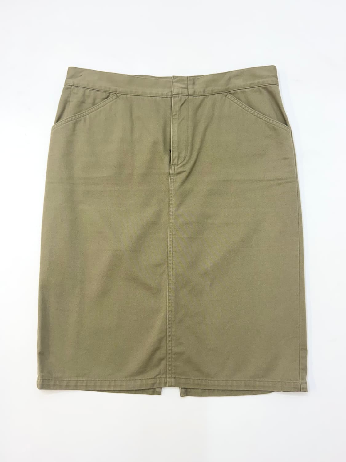 Ralph Lauren 랄프로렌 카키색상 코튼 미디스커트 상품이미지3