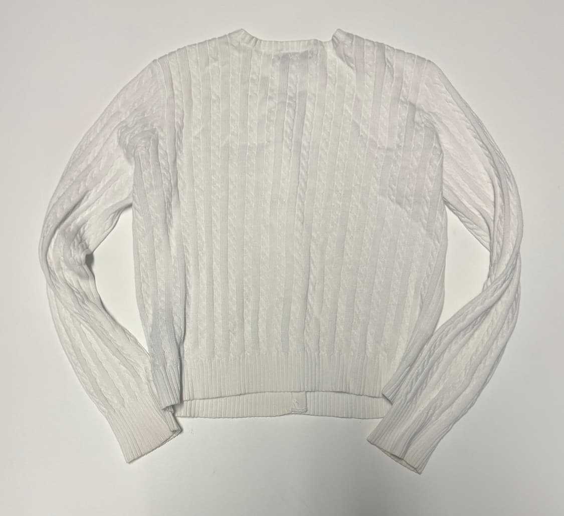 여성 폴로 랄프로렌 키즈 골드 포니 케이블 니트 가디건 상품이미지2