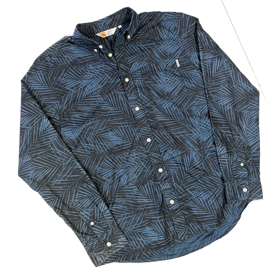 칼하트 네이비 야자수 셔츠 L 상품이미지3