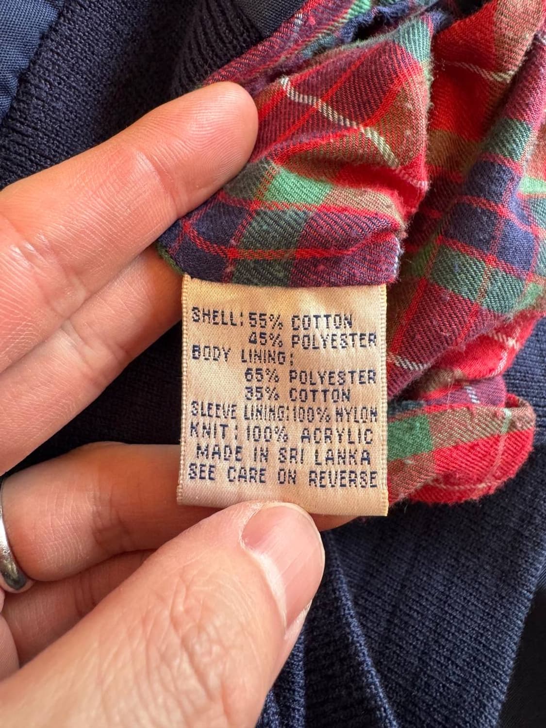 빈티지 G9 해링턴 자켓 상품이미지5