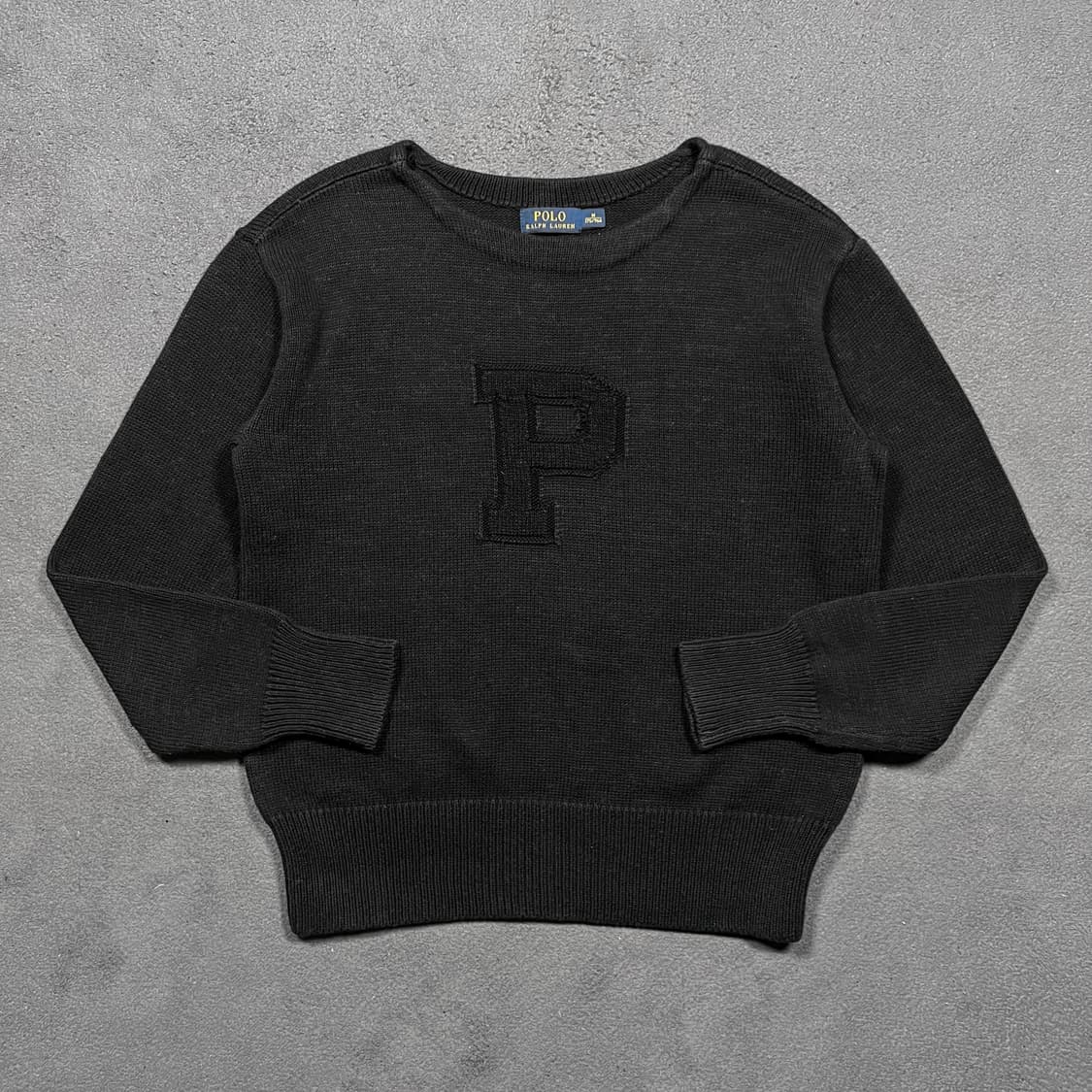 폴로 랄프로렌 P로고 보트넥 니트 상품이미지2