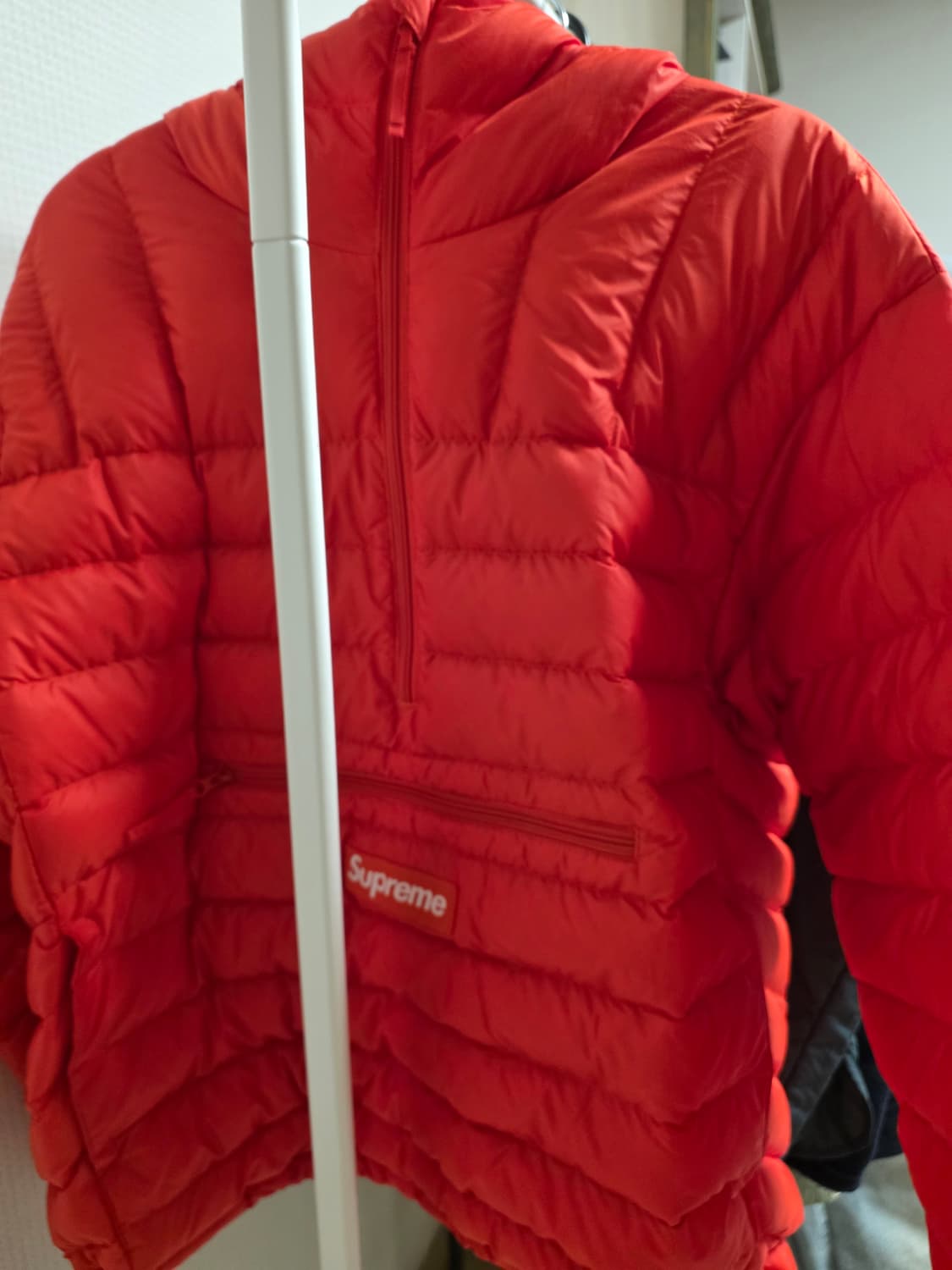 슈프림 마이크로 다운 하프 집 오렌지-s size 상품이미지1
