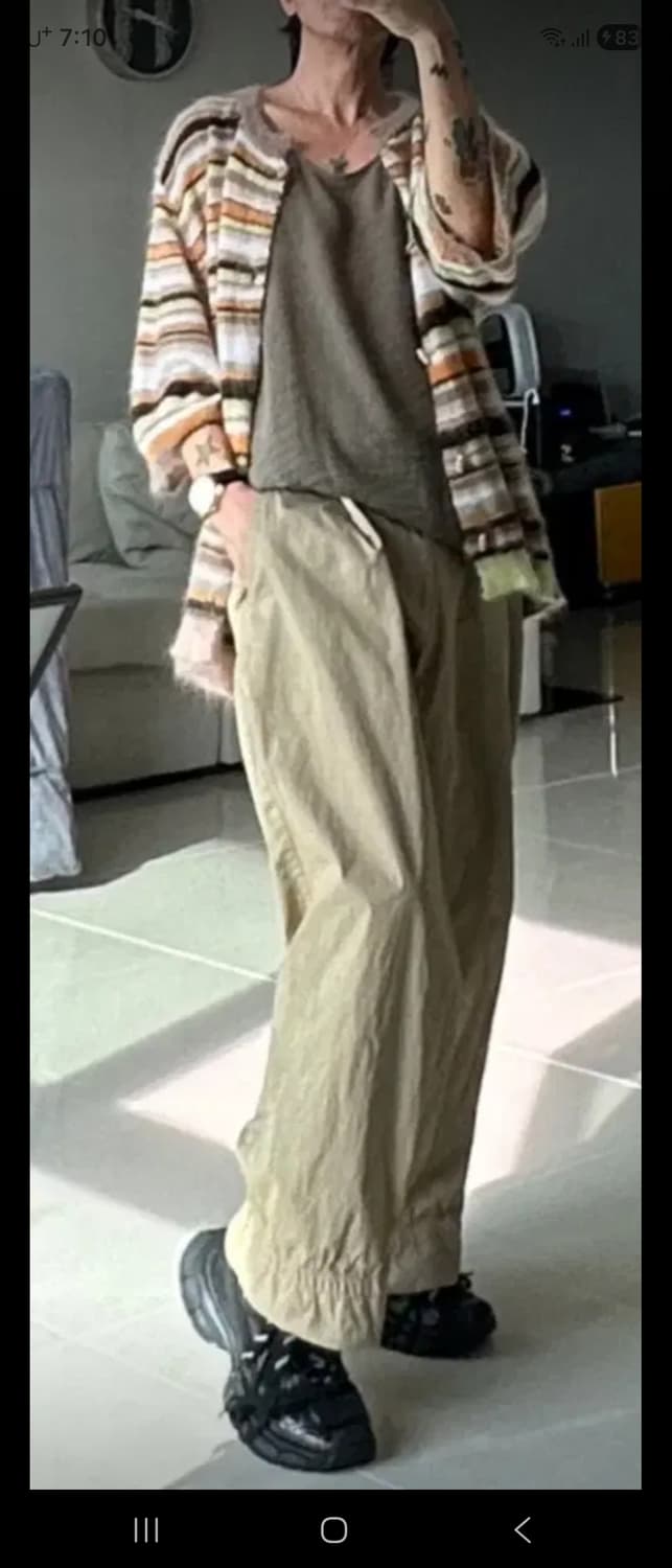 시착사진있음)"마리아노" 모헤어 중팔 가디건(M) 팝니다 상품이미지5