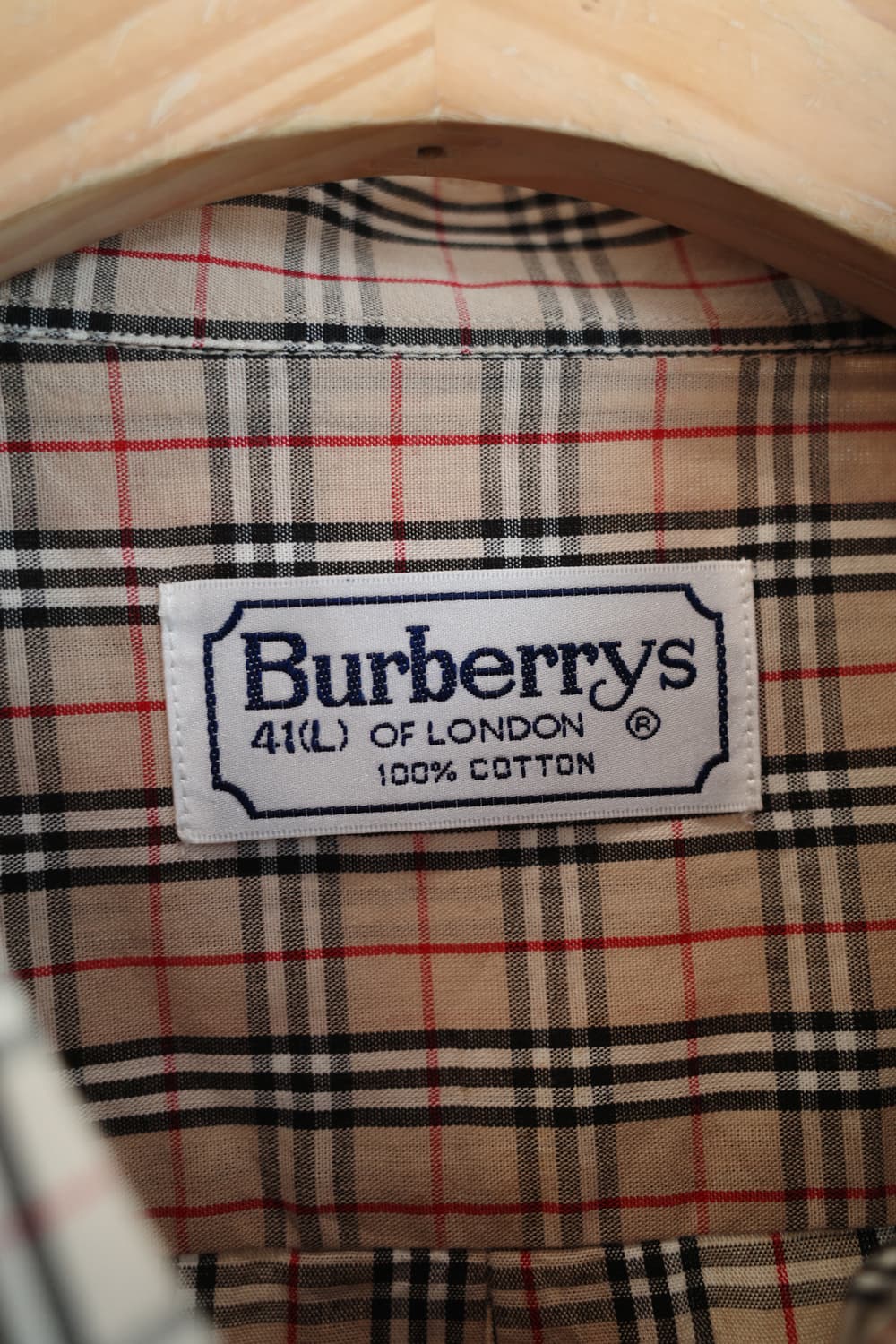 90s Burberrys 버버리 노바체크 셔츠  상품이미지3