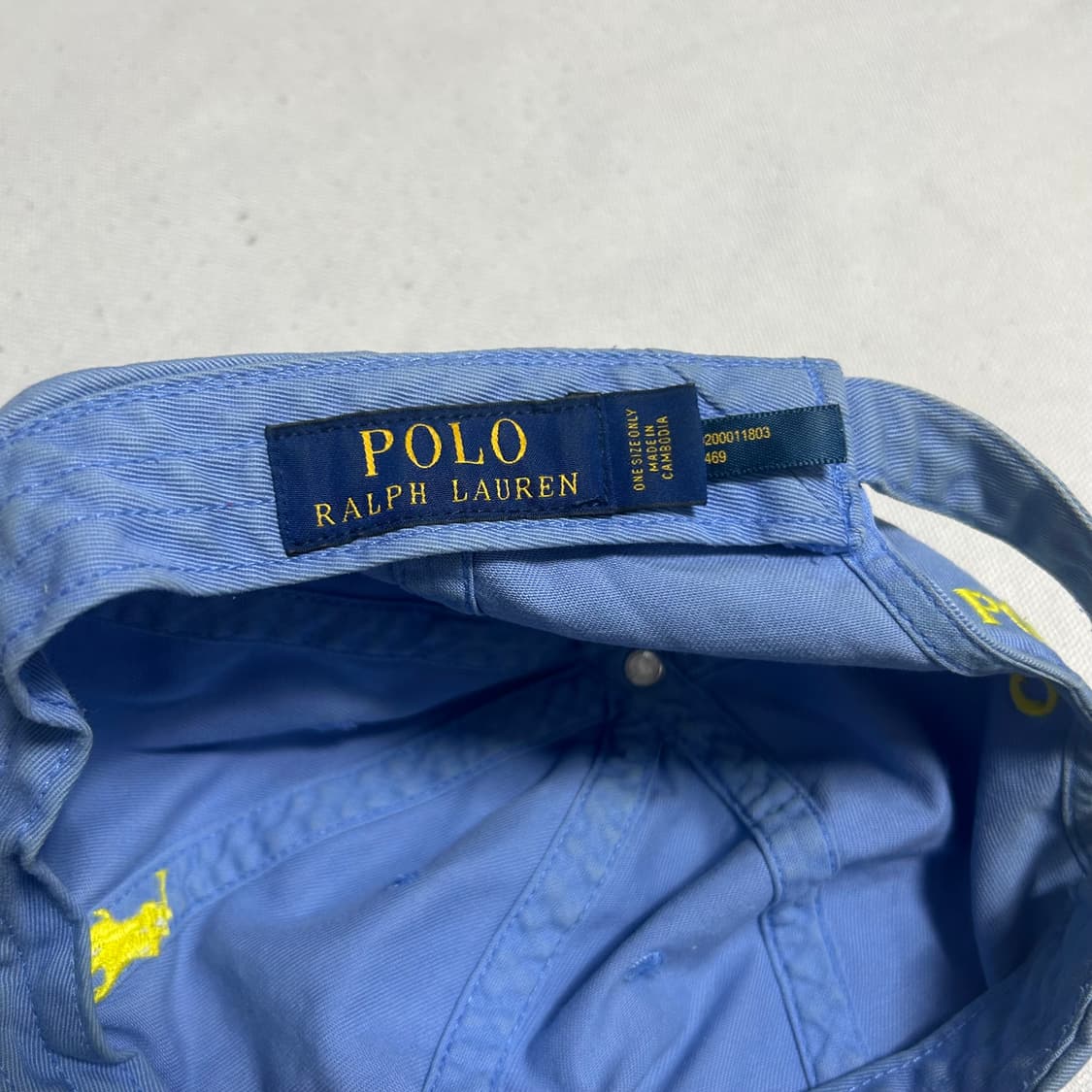 OS 폴로랄프로렌 스카이블루 볼캡 상품이미지5