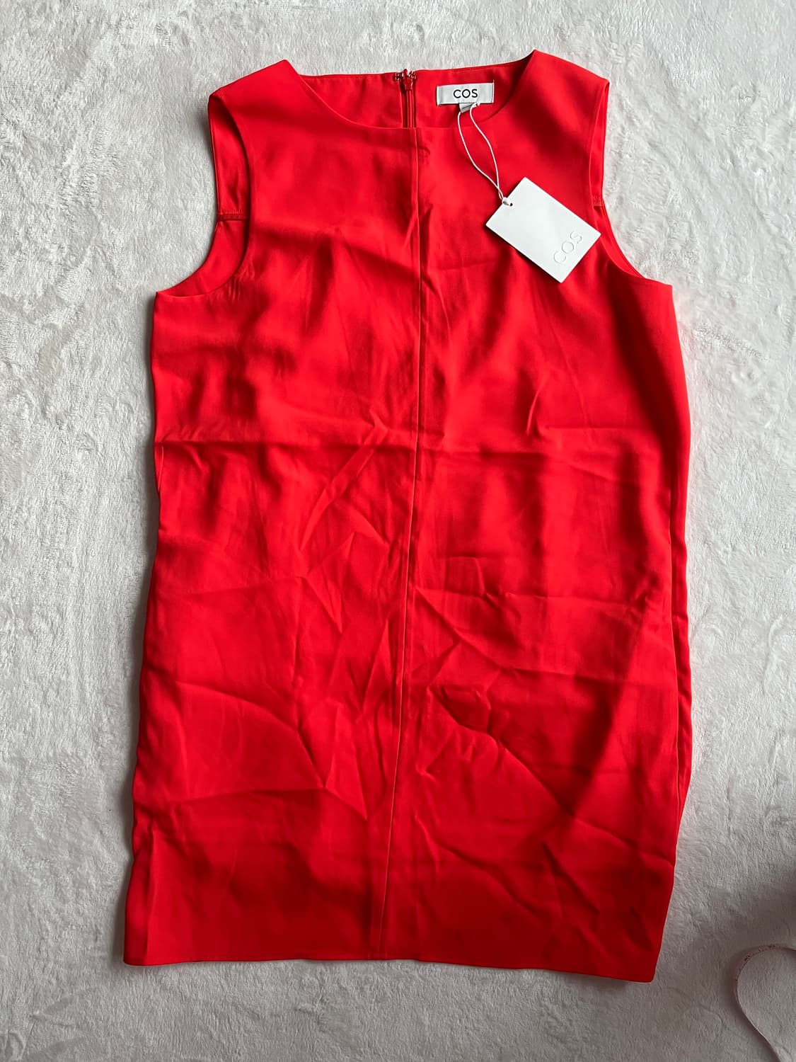 코스 코랄 오렌지 원피스 사이즈 38 새상품 상품이미지1