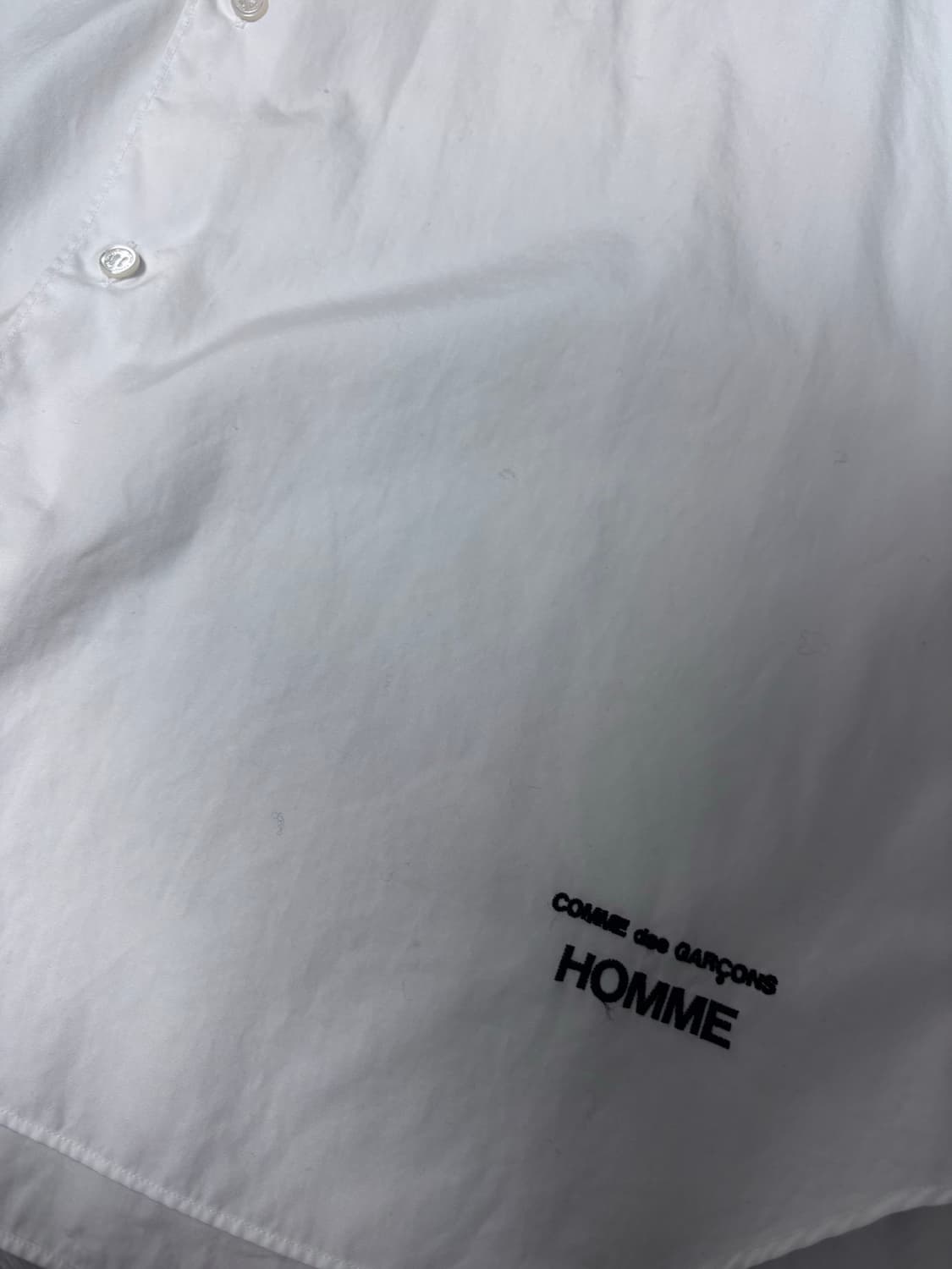 꼼데가르송 옴므 하프셔츠 s  상품이미지3