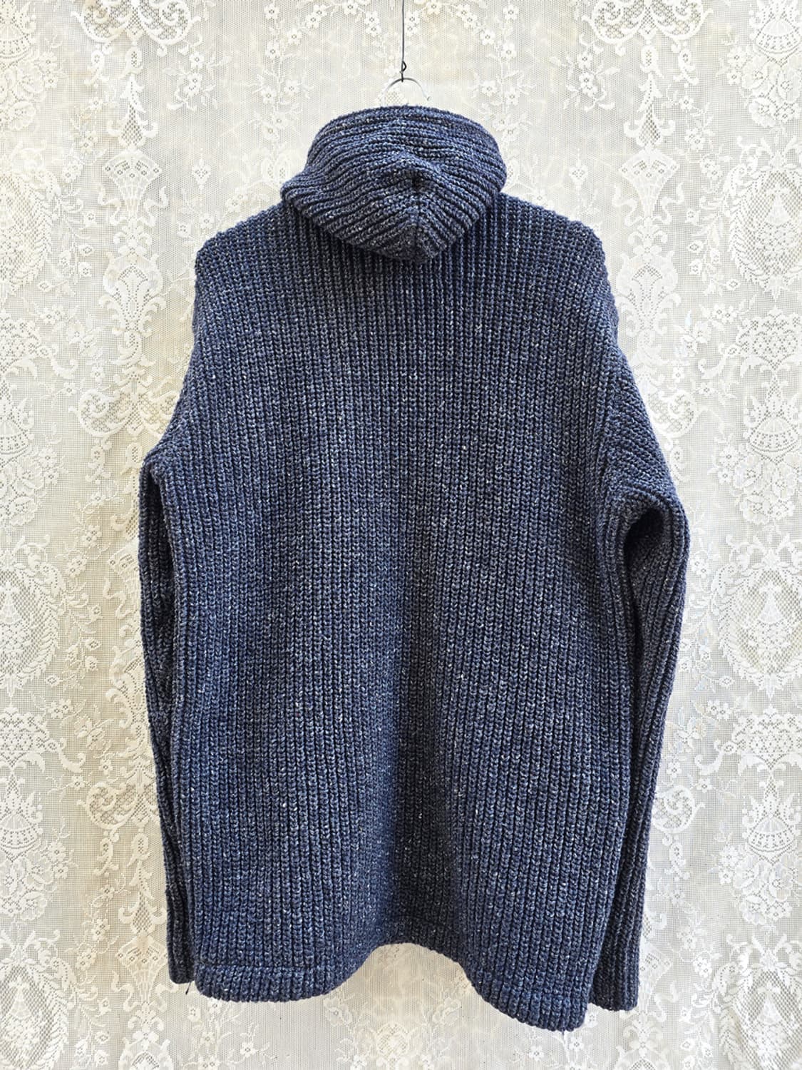 블루블루 재팬 헤비 코튼 니트 후드 집업 상품이미지4