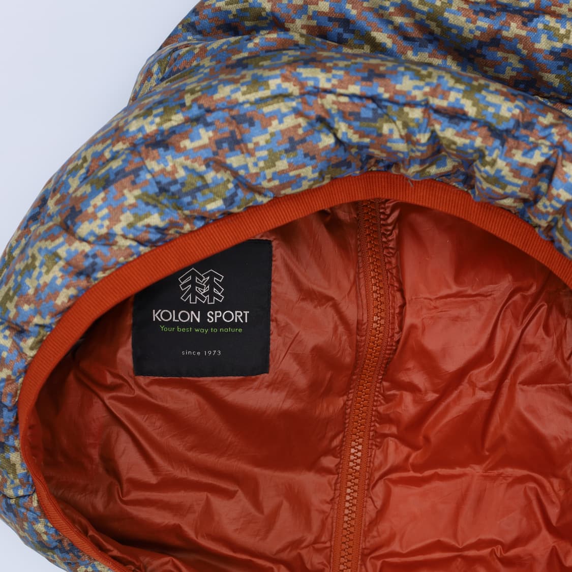 [100] 코오롱스포츠 멀티지퍼 구스다운 카모패딩 1217H1 상품이미지3