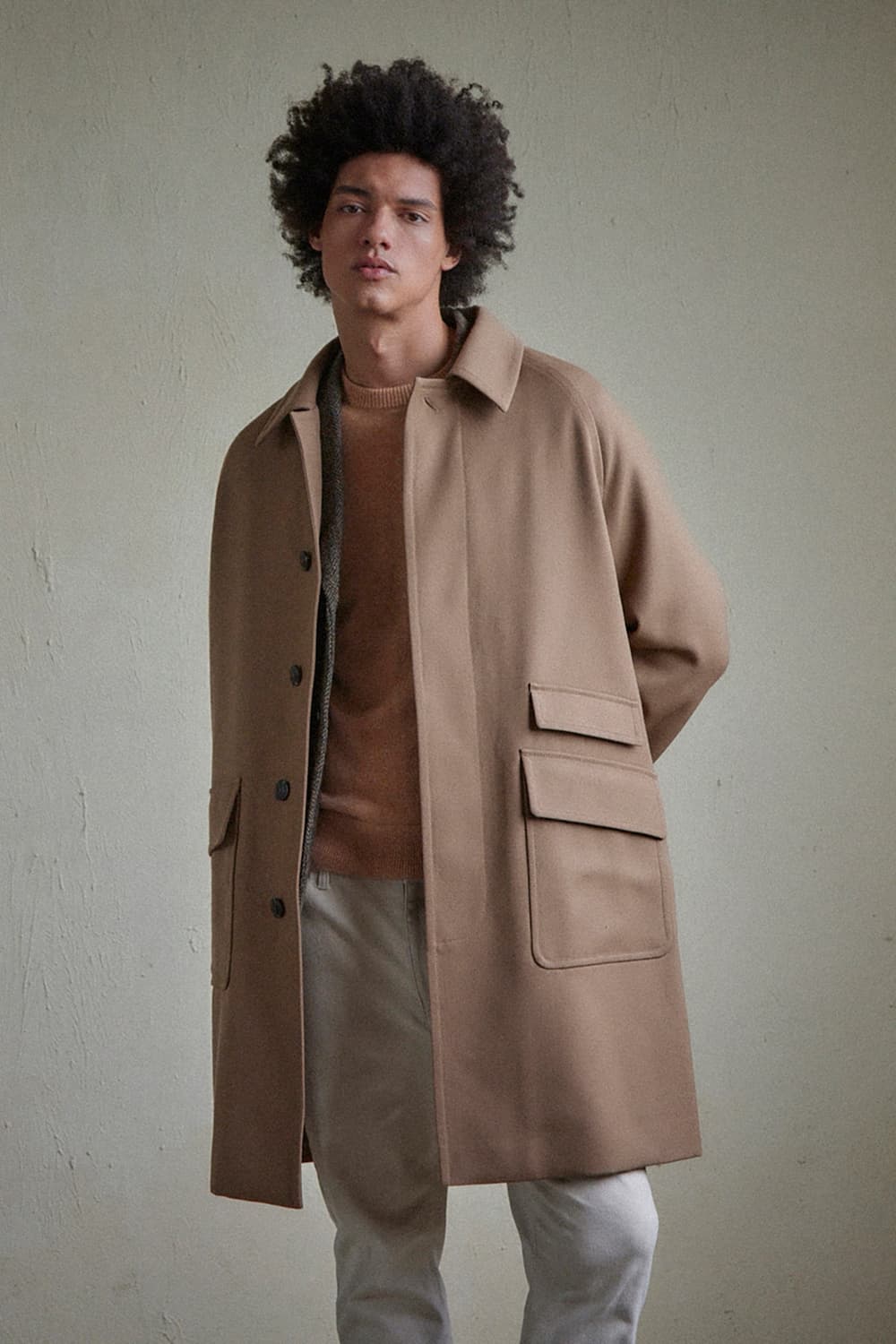 [95] 시리즈 트래블러 발마칸 트윌 코트 샌드 베이지 상품이미지3