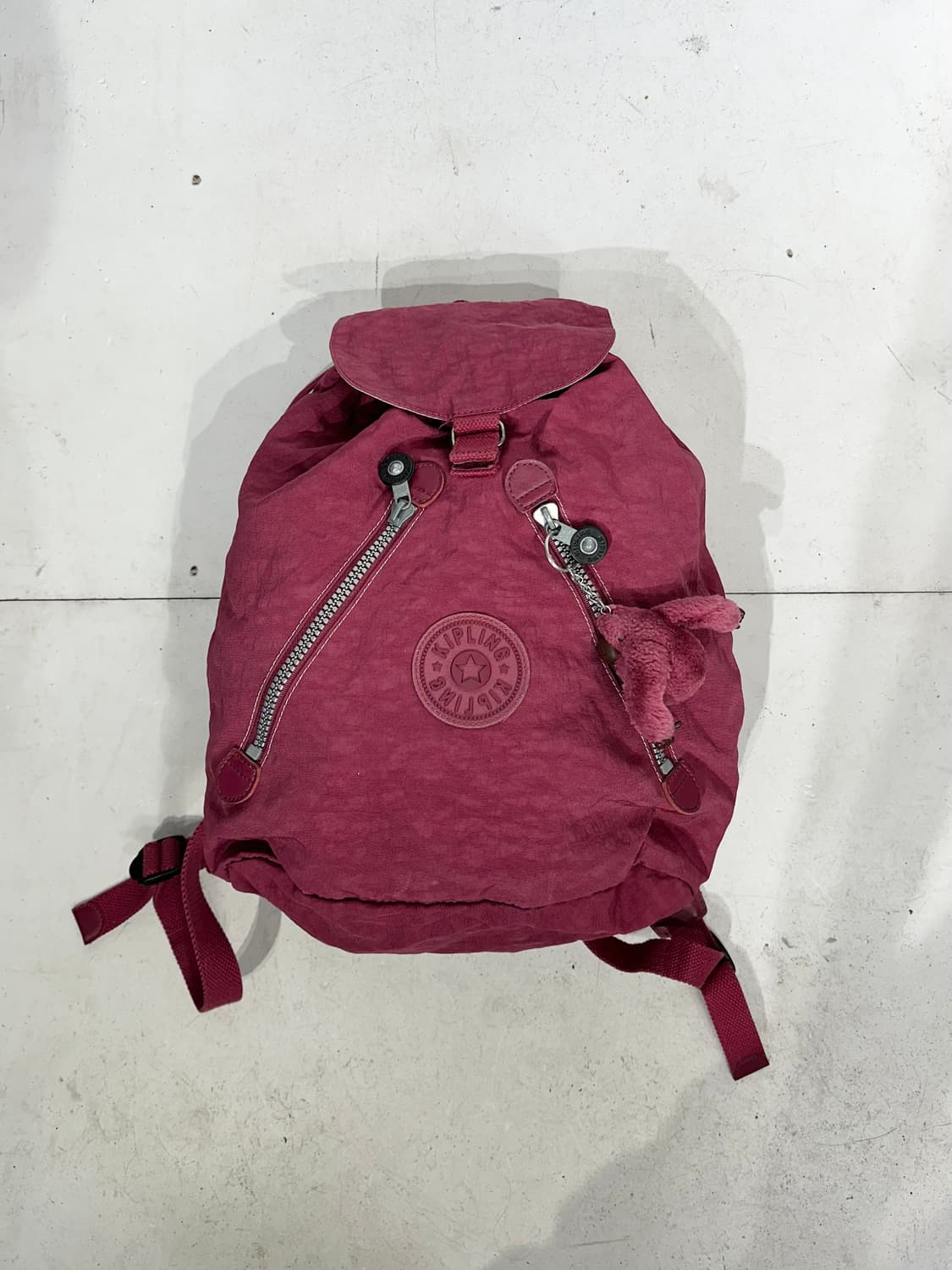 키플링 버건디 복조리 y2k 미니 백팩 가방 상품이미지4