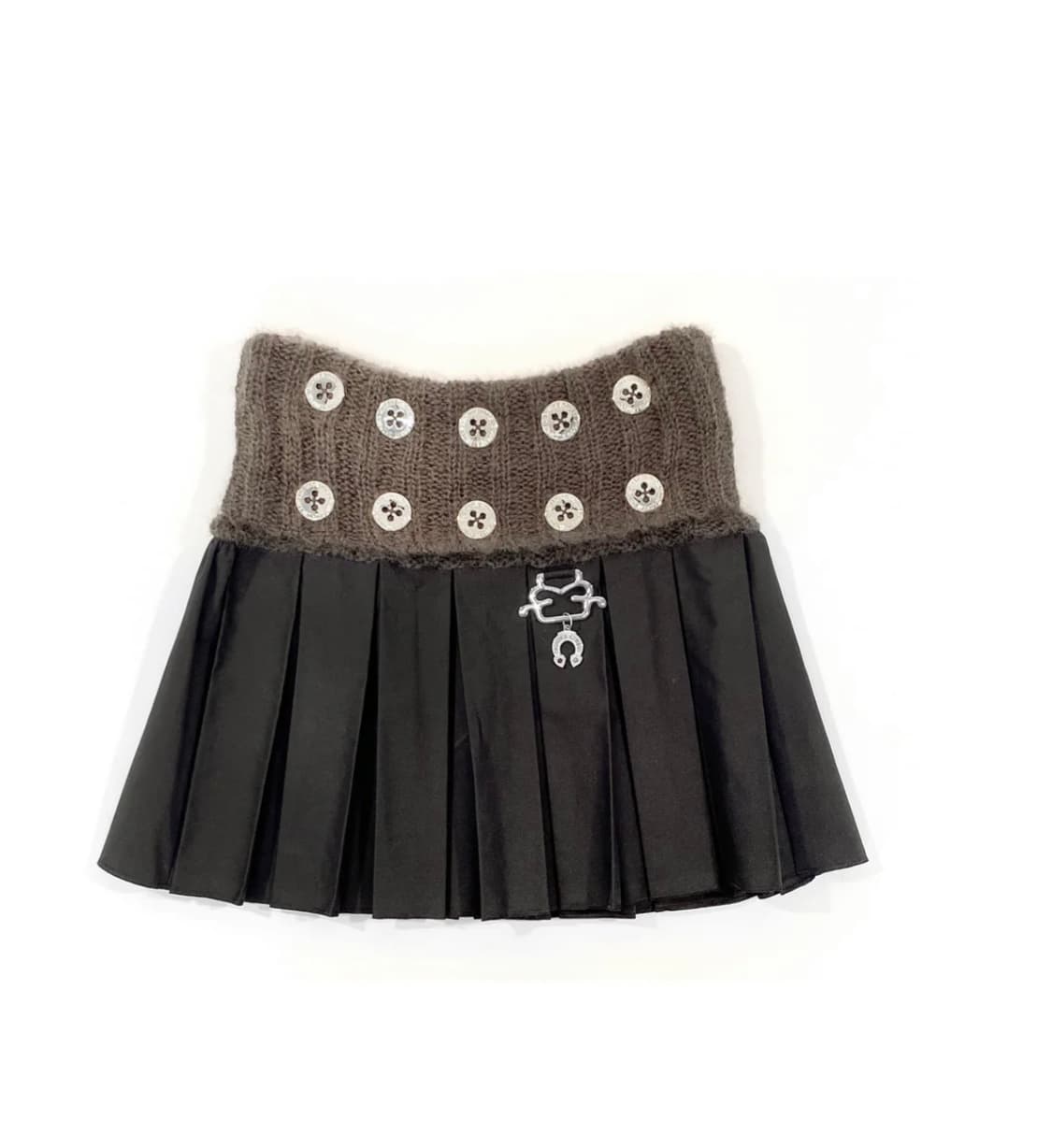 Chopova lowena BROWN PHYLLIS MINI SKIRT 상품이미지1
