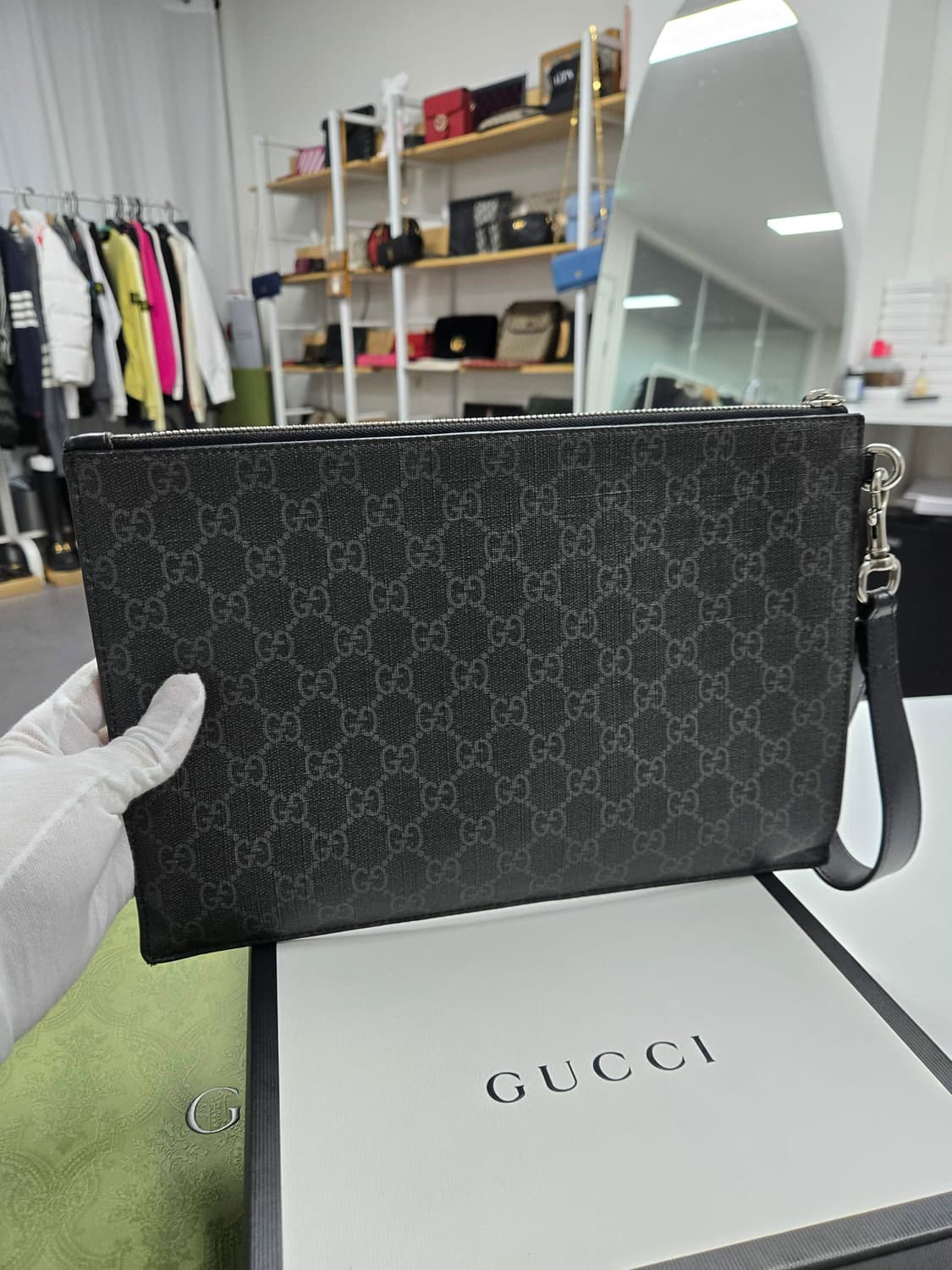 [50%세일] 구찌 킹스네이크 클라치백 상품이미지2