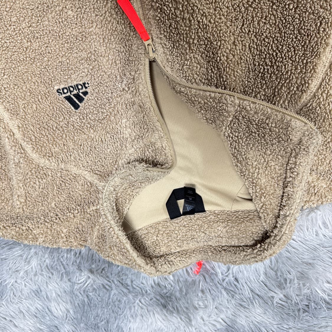 아디다스 집업 후리스 XL사이즈 상품이미지3