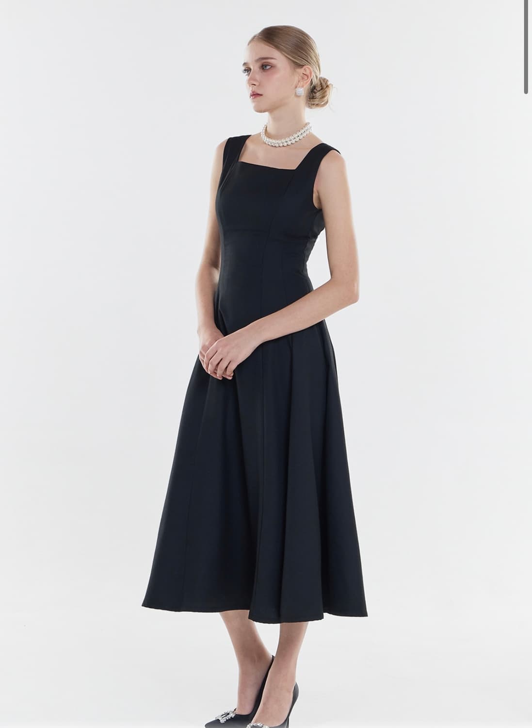 squsquare flare long dress 상품이미지1