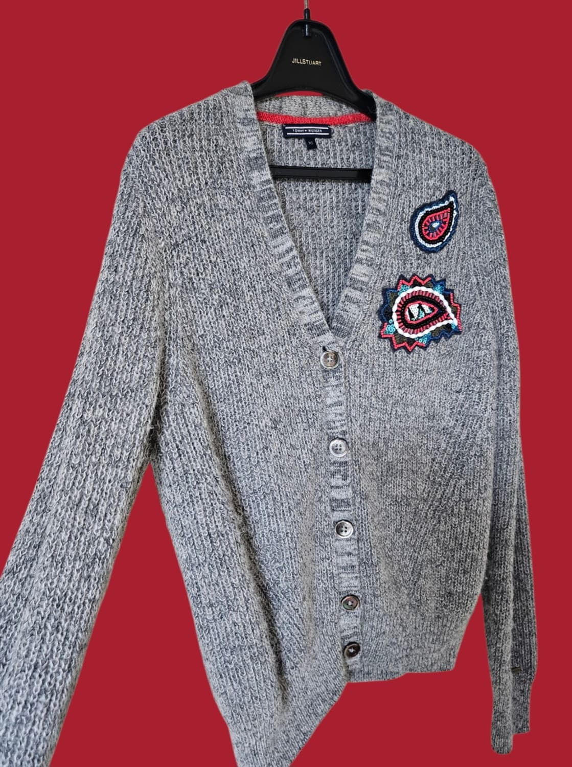 타미힐피거 알파카 혼방 여성가디건 M / 상태 좋음 상품이미지6