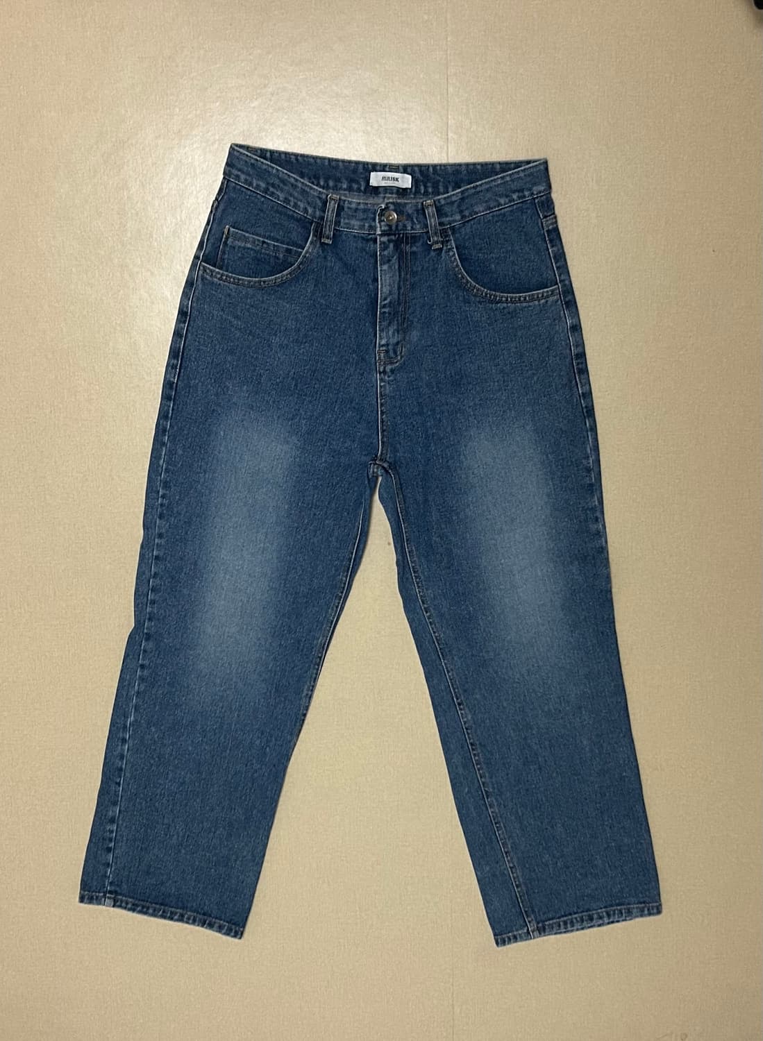 아케 중청 와이드 데님팬츠 상품이미지1