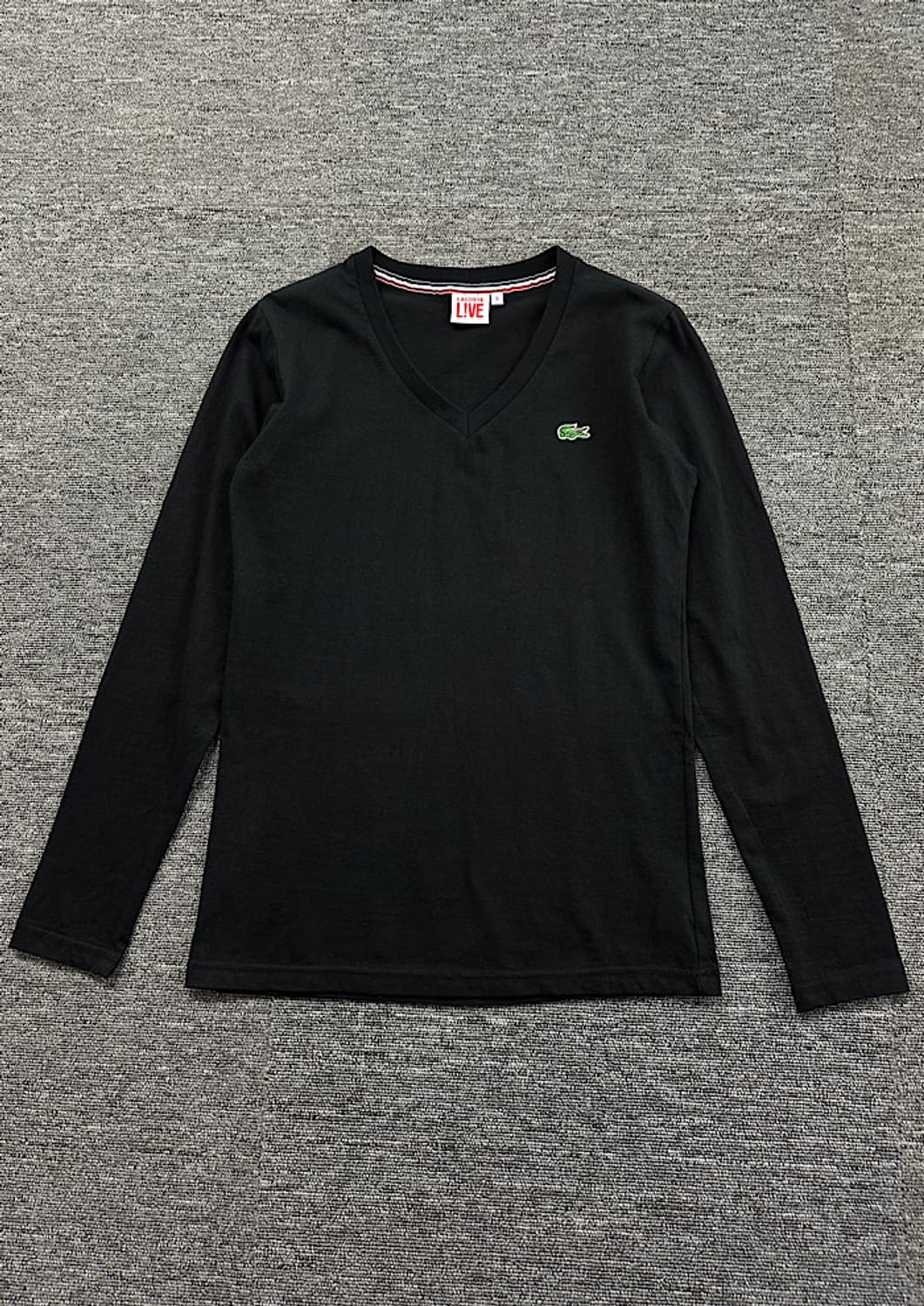 라코스테 브이넥 티셔츠 M  상품이미지1