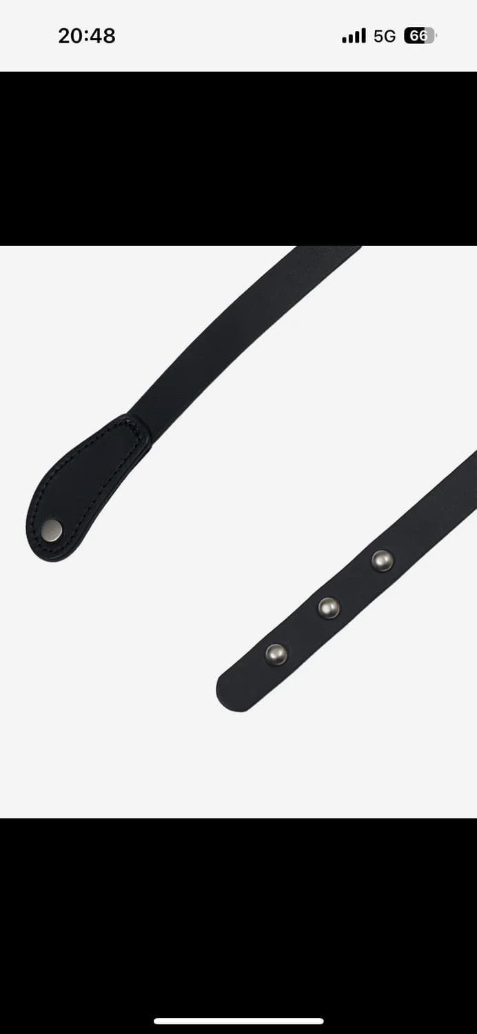 타입서비스 Leather Rivet Belt [Black] 상품이미지5