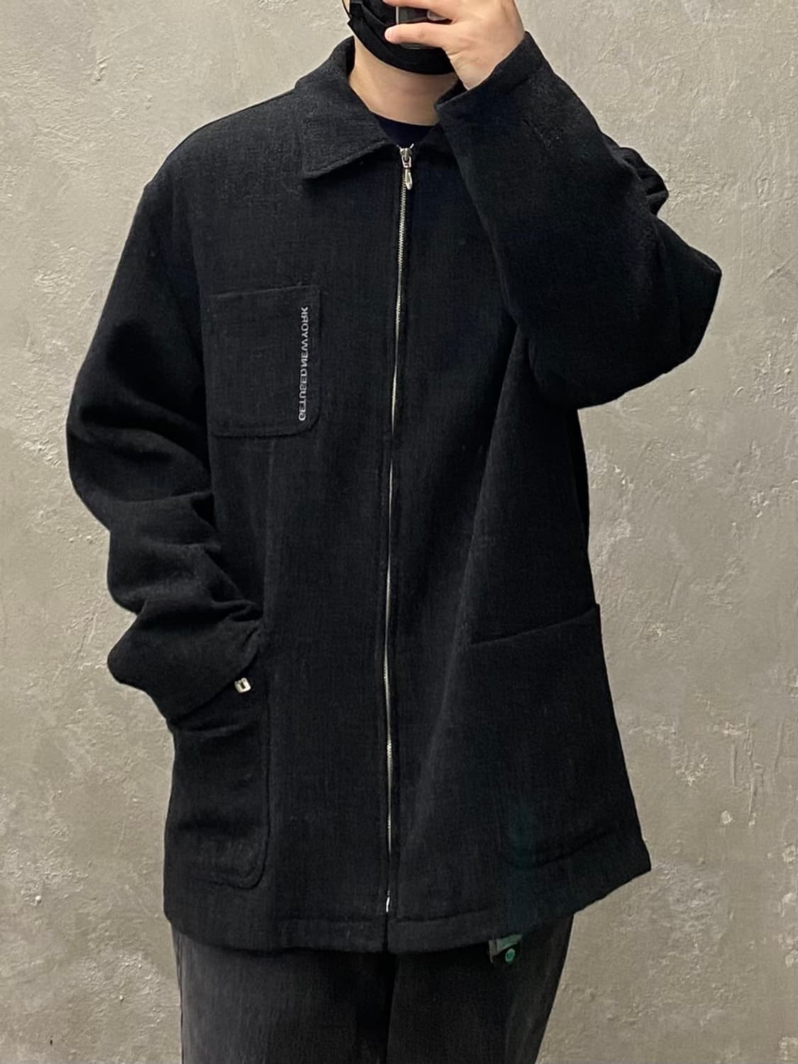 [100] 90s Get Used 겟 유즈드 미니멀 집업 자켓 상품이미지9