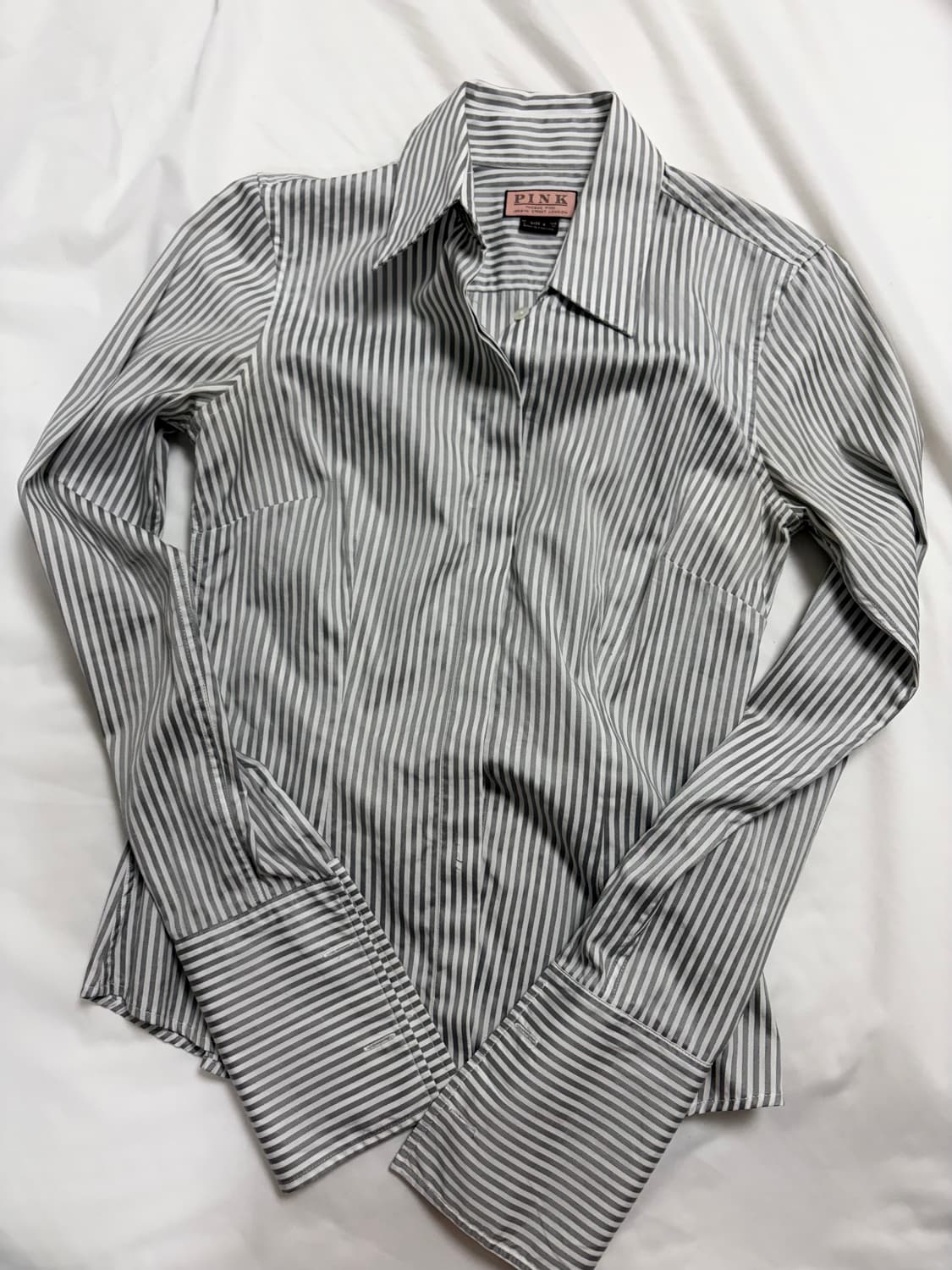 PINK 스트라이프 y2k 셔츠 상품이미지1