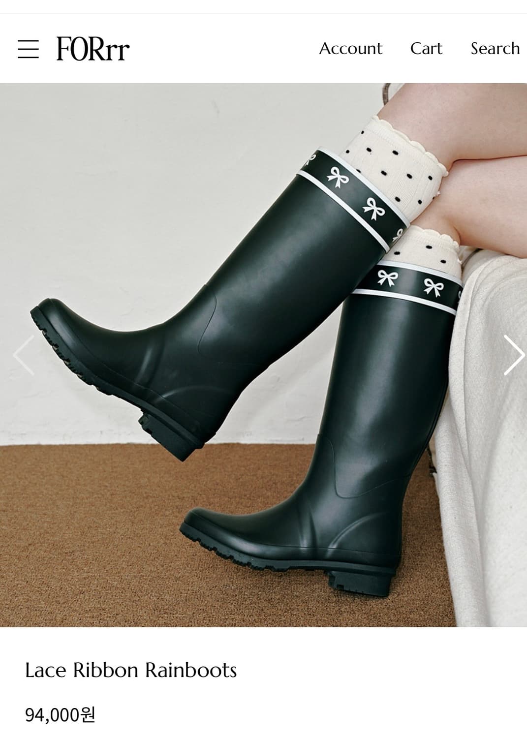 포른른레인부츠 230 상품이미지1