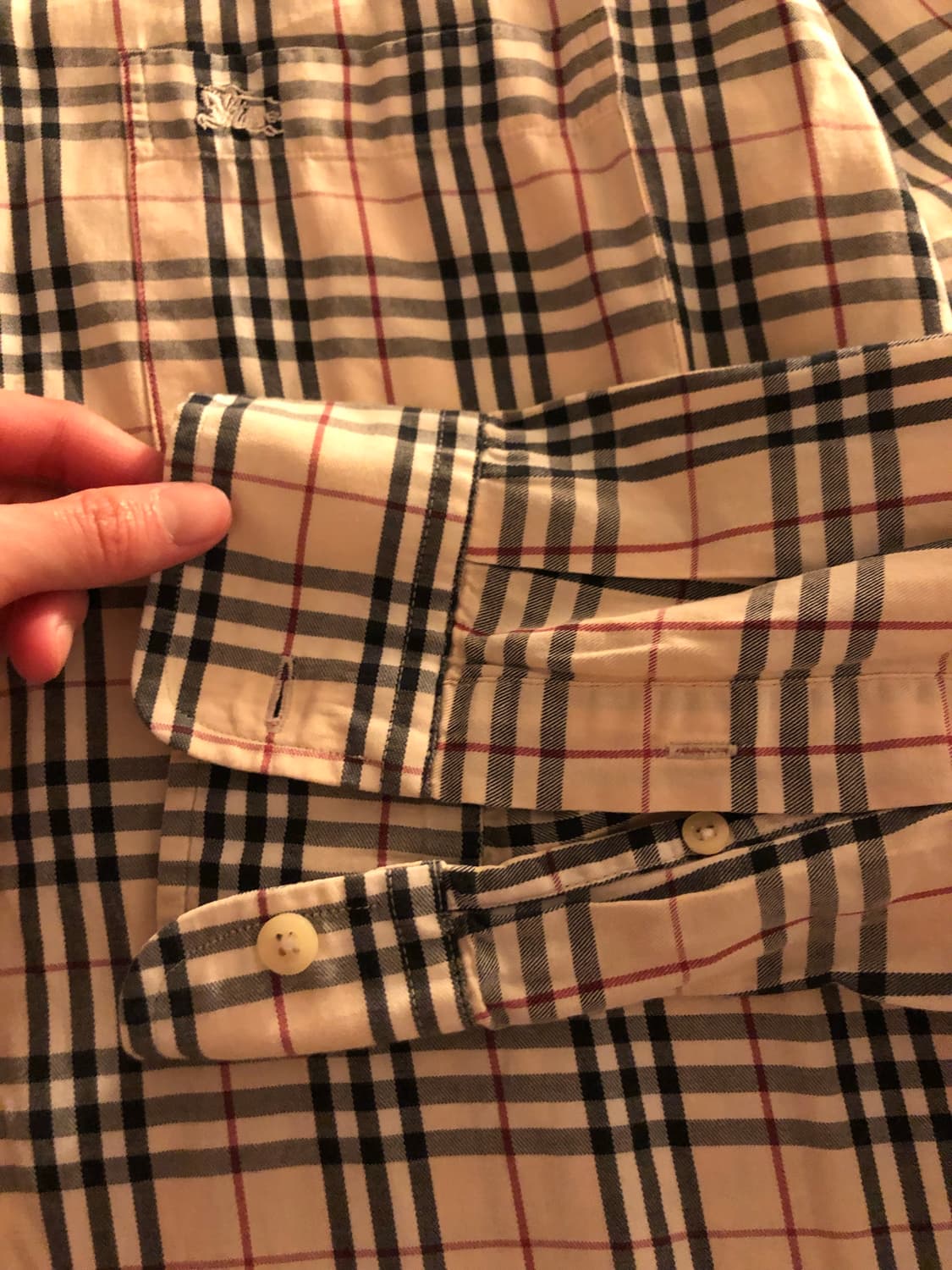 Burberry 런던 체크 셔츠 L 상품이미지5