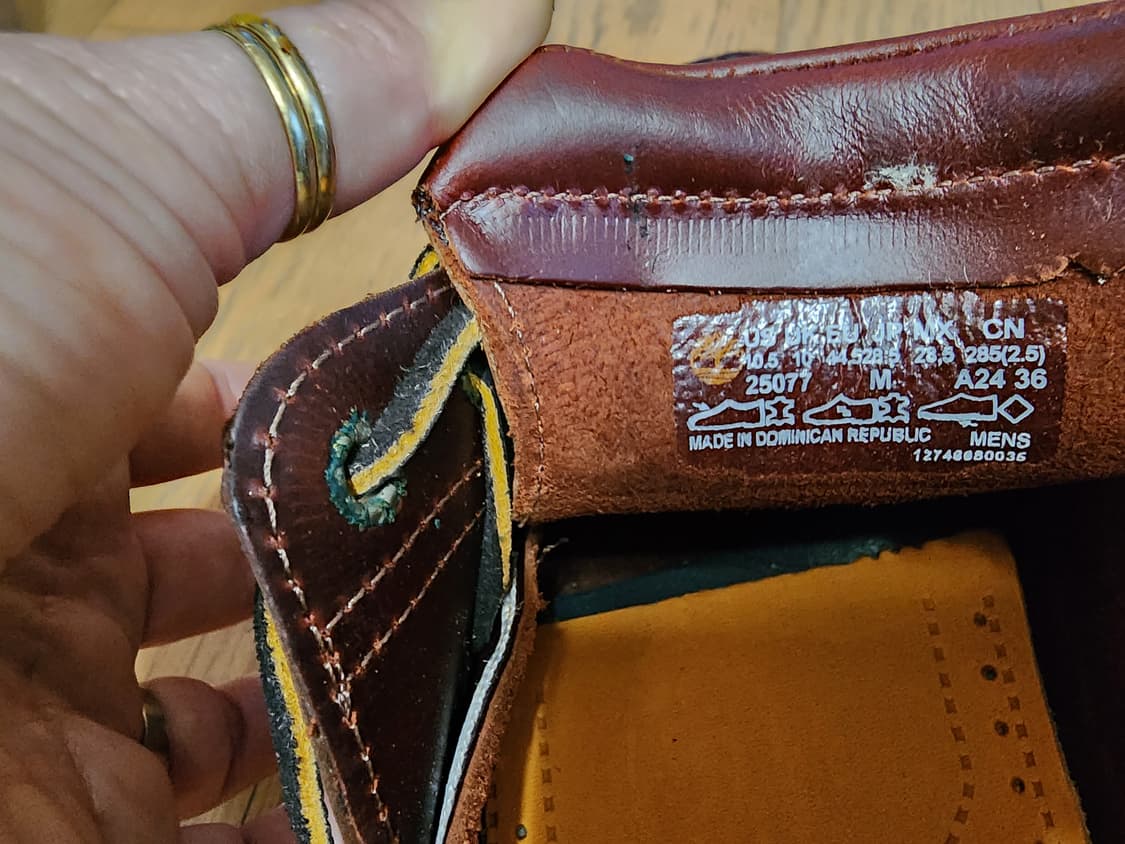 팀버랜드 보트 슈즈 브라운 상품이미지5