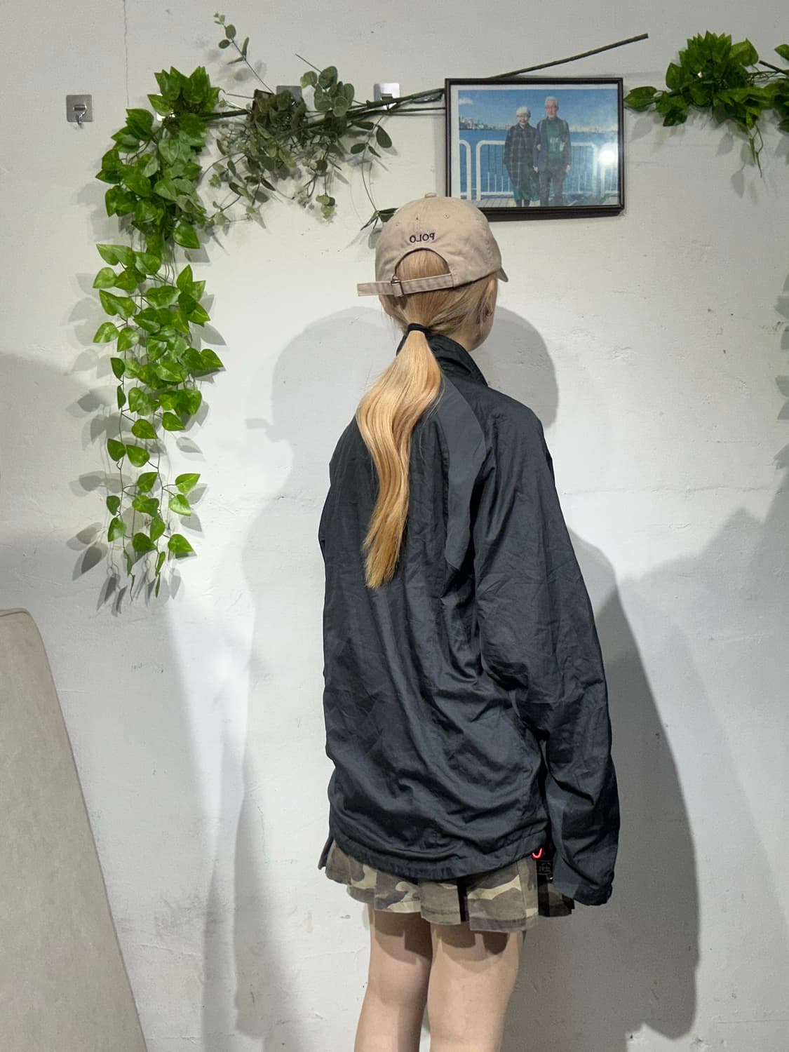나이키 블랙 레드 로고 바람막이 트랙 자켓 L 상품이미지3