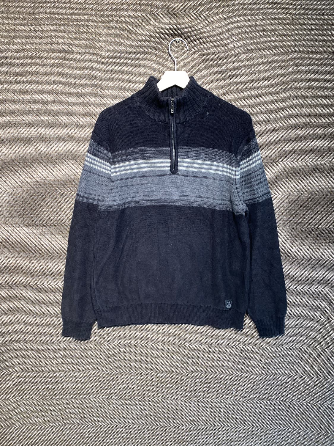 캘빈클라인 하프칼라 니트 상품이미지1