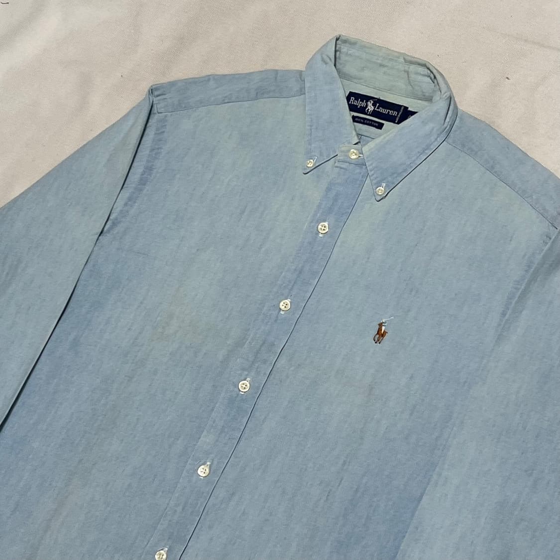 M 폴로랄프로렌 스카이블루 셔츠 상품이미지1